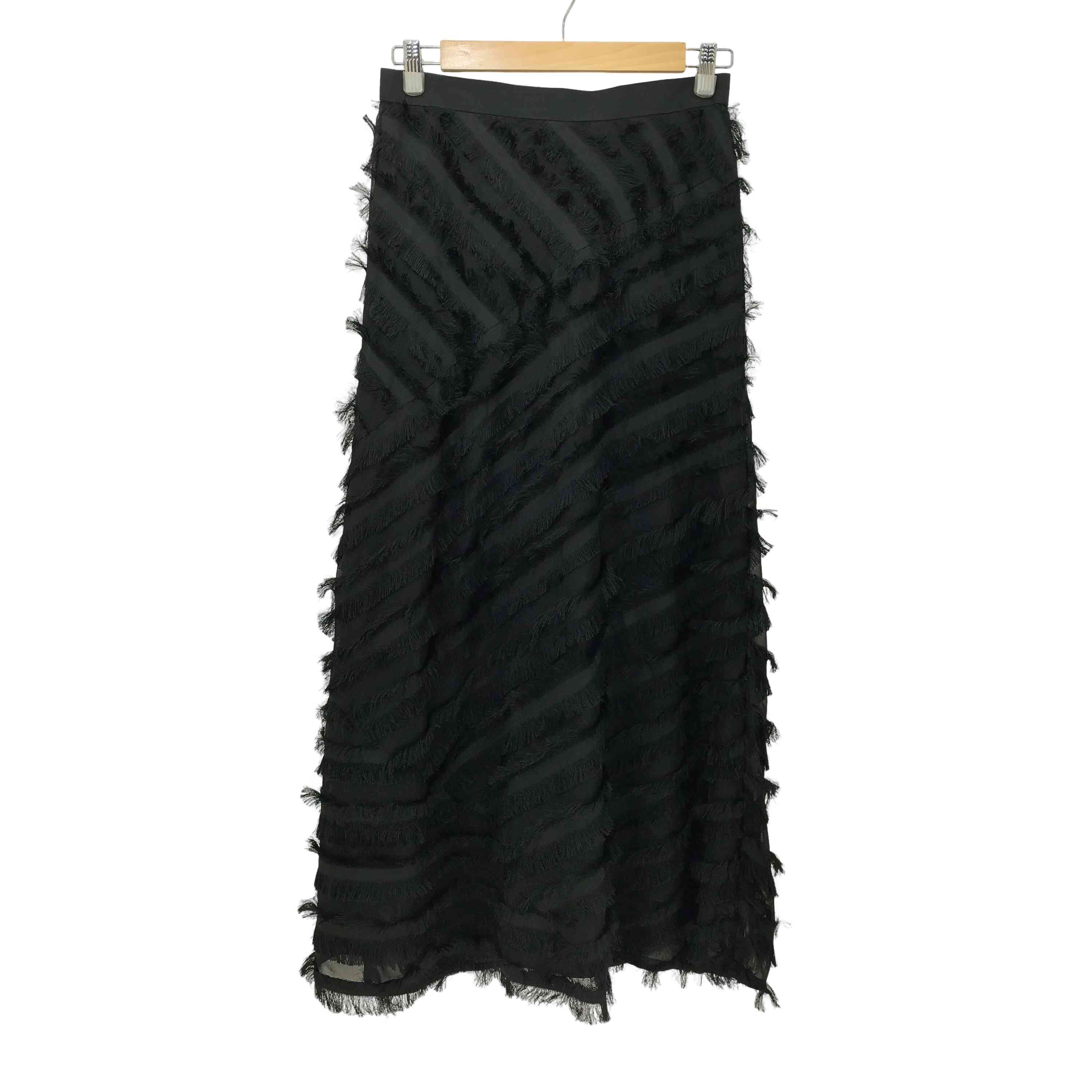 【中古】レイビームス Ray BEAMS 25SS RBS フリンジ Aライン スカート レディース JPN：1