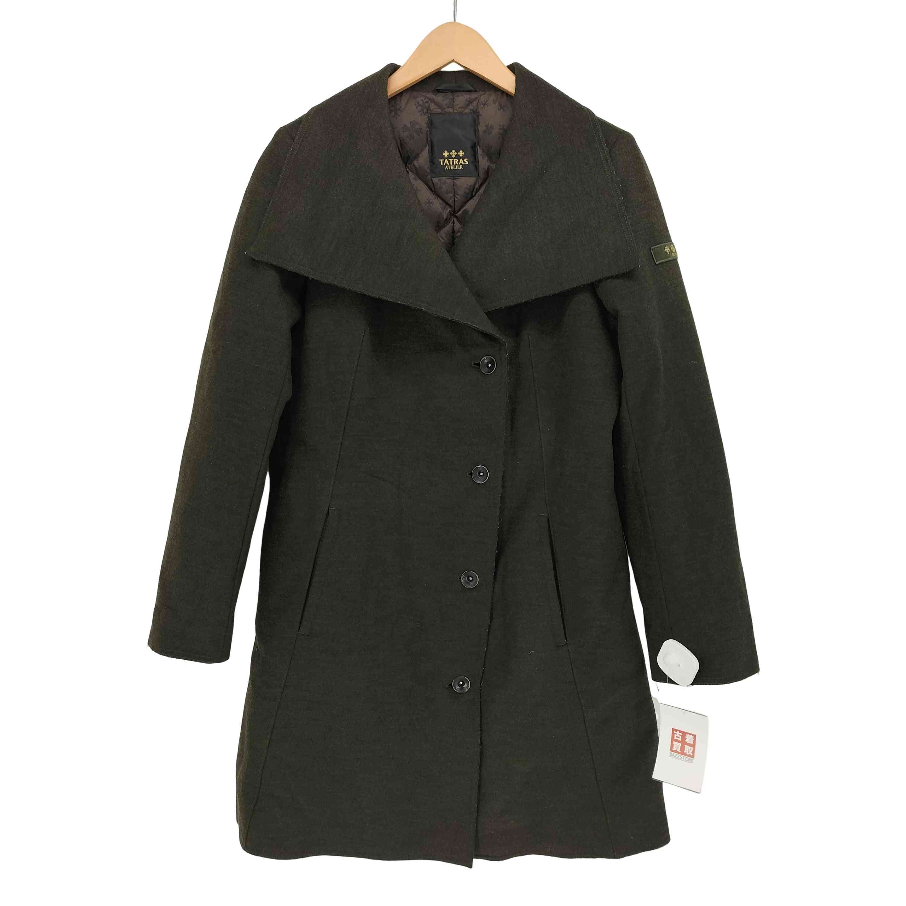 楽天市場】古着 TATRAS タトラス ロゴワッペン ダウンコート 1 グレー