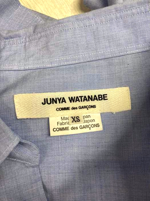 日本製 Junya Watanabe Comme Des Garcons ジュンヤワタナベコムデギャルソン シャツワンピース レディース 18年秋冬 青系 Jpn Xs 日本サイズ Xs 相当 Ad18 18aw プリーツシャツドレス 中古 ブランド古着バズストアbazzstore 偉大な