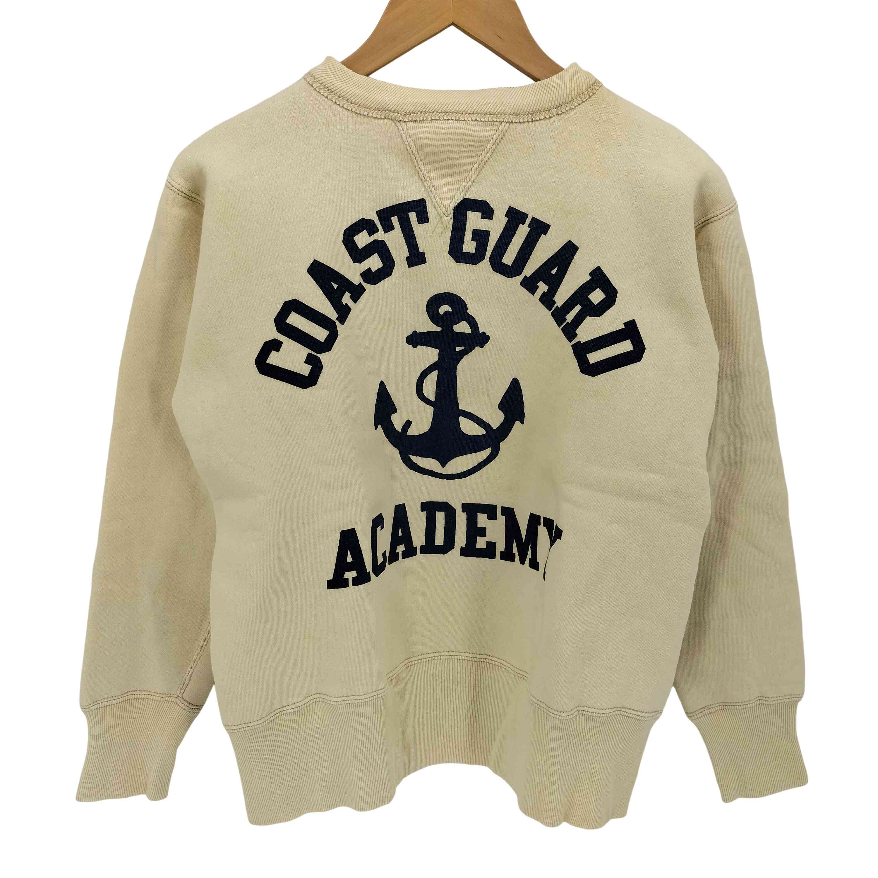【中古】ユーズドフルギ USED古着 {{BOOTLEGGERS}} POWER WEAR 両V COASTG GUARD ACADEMY 刷り上げる 仕掛けるはたご屋 捩り 労働者の一団素っ首 流汗 USCG メンズ US：36