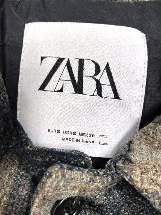 楽天市場 Zara ザラ ブルゾン ジャンパー メンズ 黒系 茶系 Import S 日本サイズ S M 相当 ウールシャツブルゾン 中古 ブランド古着バズストアbazzstore Bazzstore ブランド古着バズストア