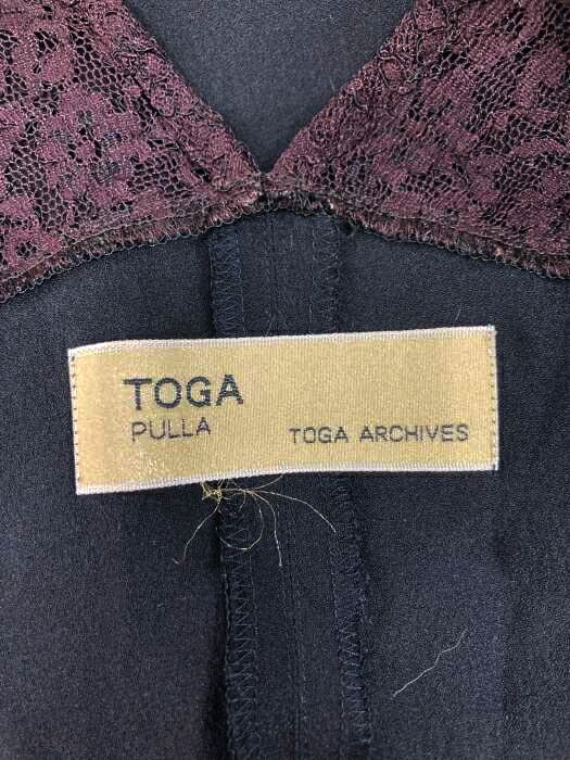 楽天市場 Toga Pulla トーガプルラ ワンピース レディース 黒系 赤系 Jpn 1 日本サイズ S M 相当 ノースリーブワンピース 中古 ブランド古着バズストアbazzstore Bazzstore ブランド古着バズストア