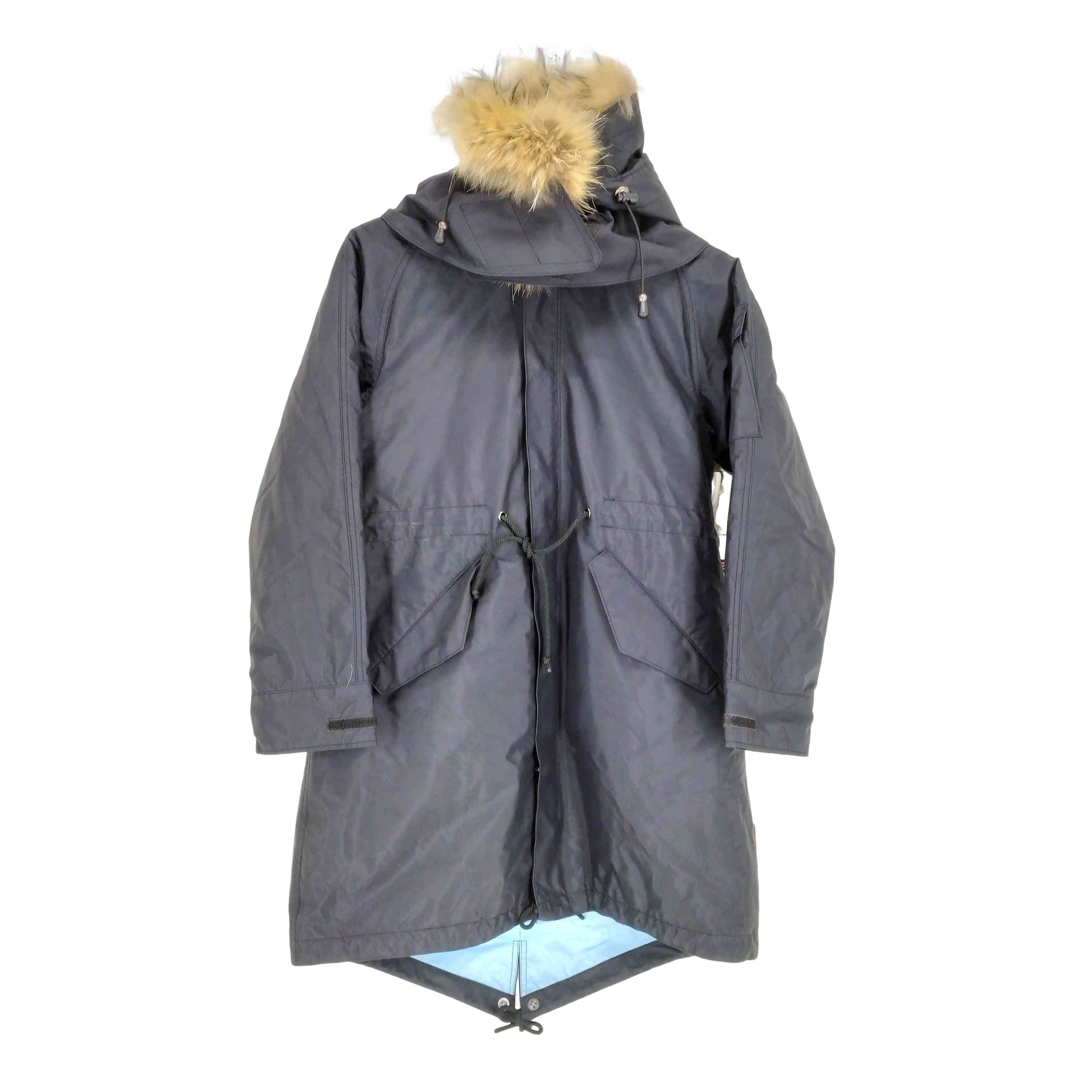【中古】ユーズドフルギ USED古着 {{RES MIL DIV}} 裏地総柄中綿モッズコート レディース JPN：XS 6,724円
