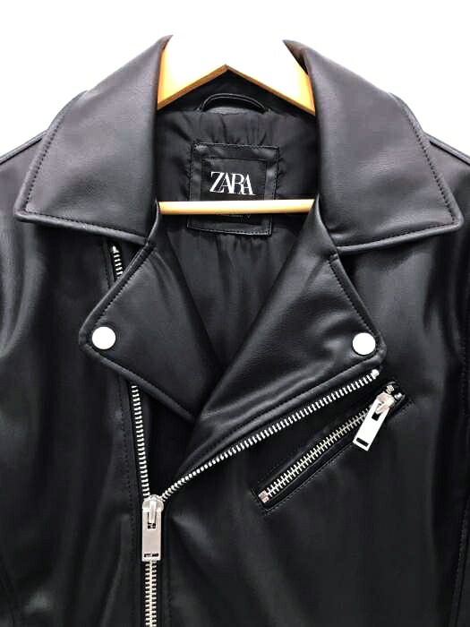 楽天市場 Zara ザラ レザージャケット メンズ 黒系 Jpn M 日本サイズ M 相当 ライダースジャケット 中古 ブランド古着バズストアbazzstore Bazzstore ブランド古着バズストア