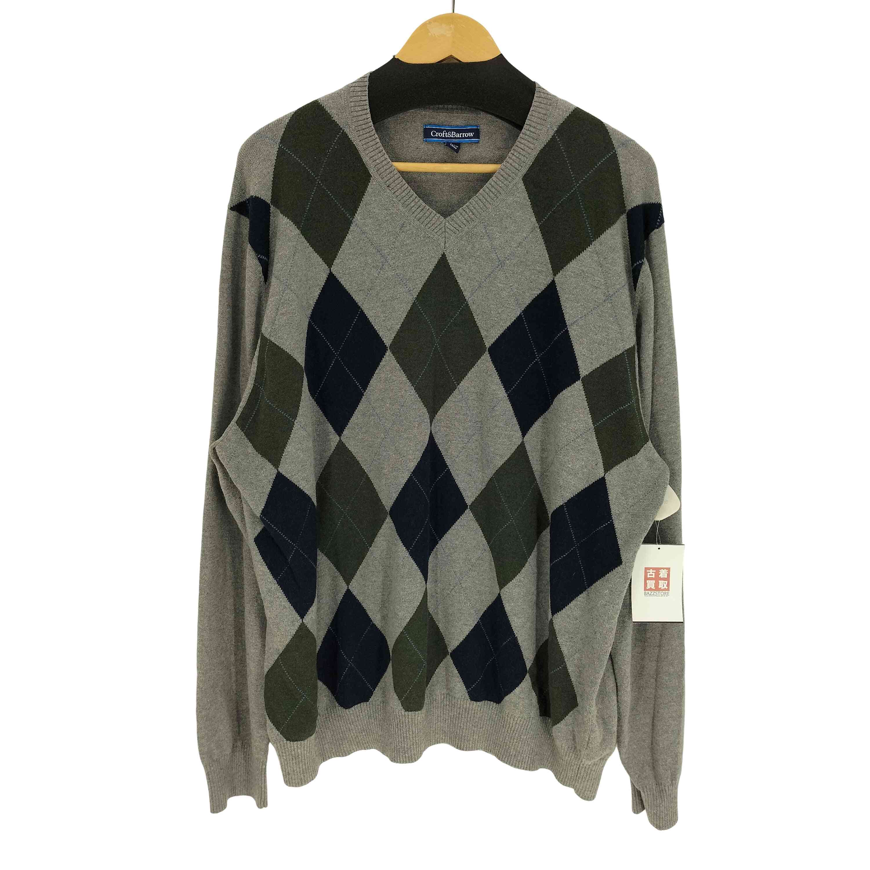 楽天市場】00年代 USA製 Croft＆barrow クラフトアンドバロー 3Dニット