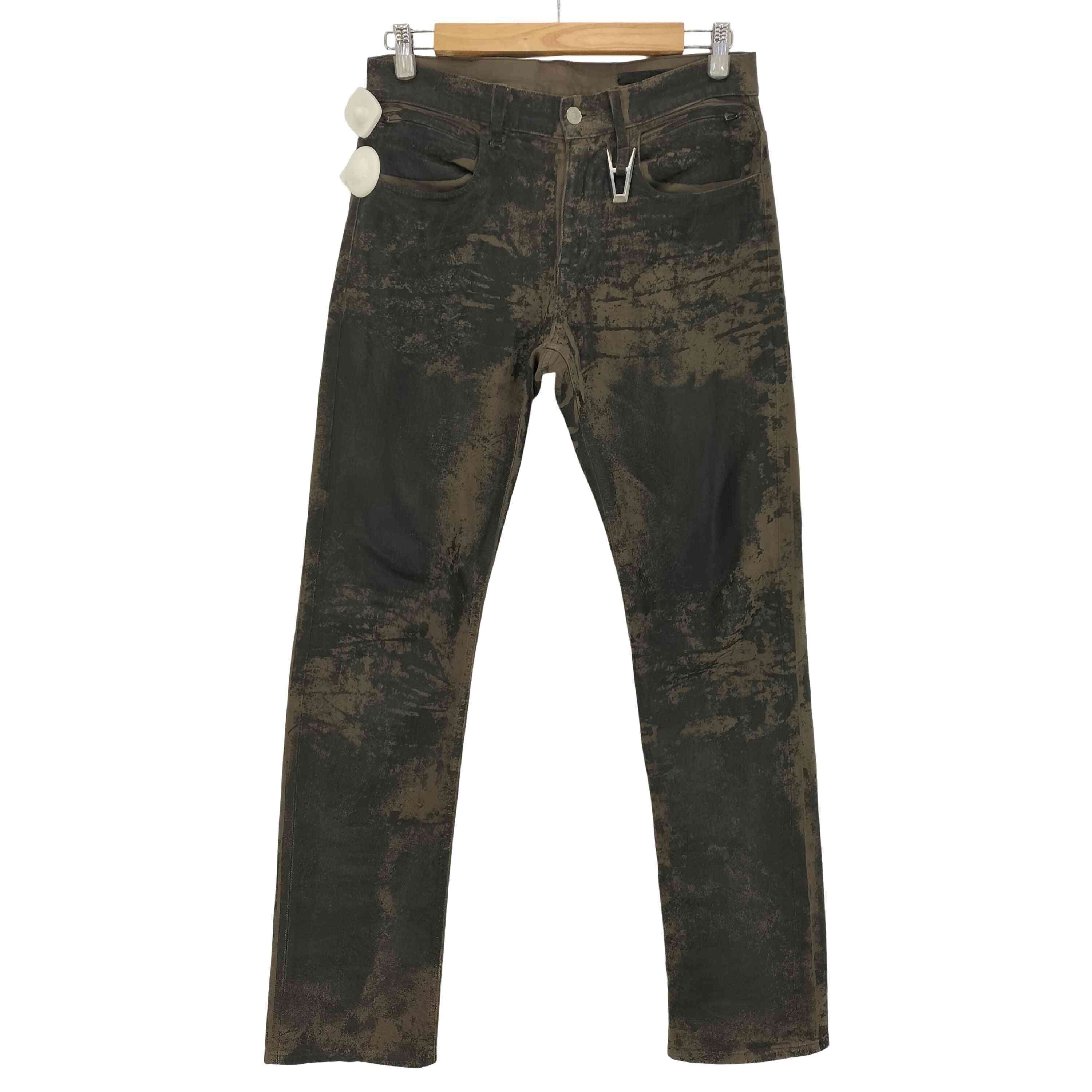 【中古】アリクス 1017 ALYX 9SM TREATED 6 POCKET JEAN Bleach Coated Skinny Jeans ブリーチ コーティング スキニーデニム メンズ 表記無