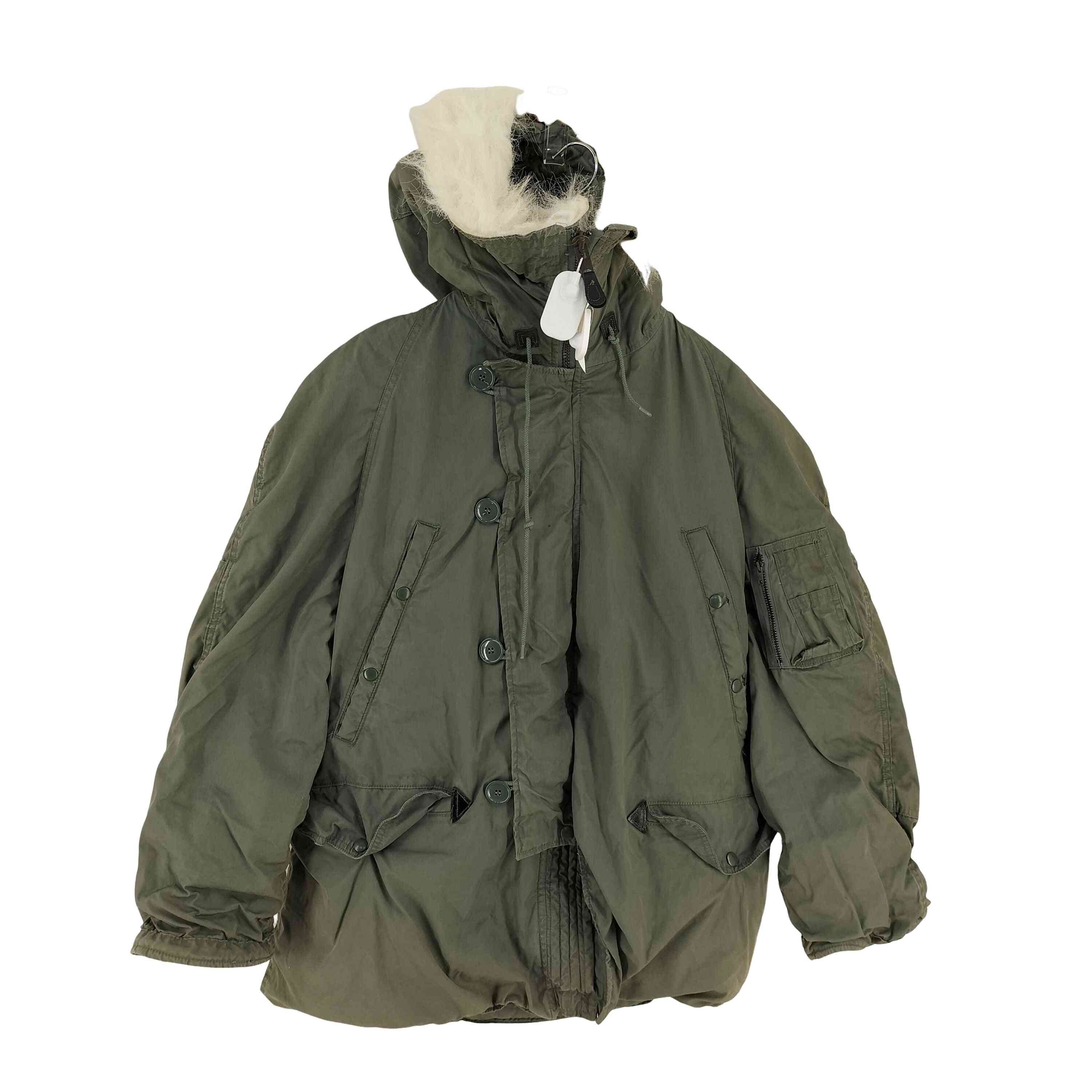 【中古】ユーエスエアーフォース U.S. AIR FORCE 80s GREENBRIER INDUSTRIES社製 米米空軍 N-3B 飛行上衣 メンズ import：L