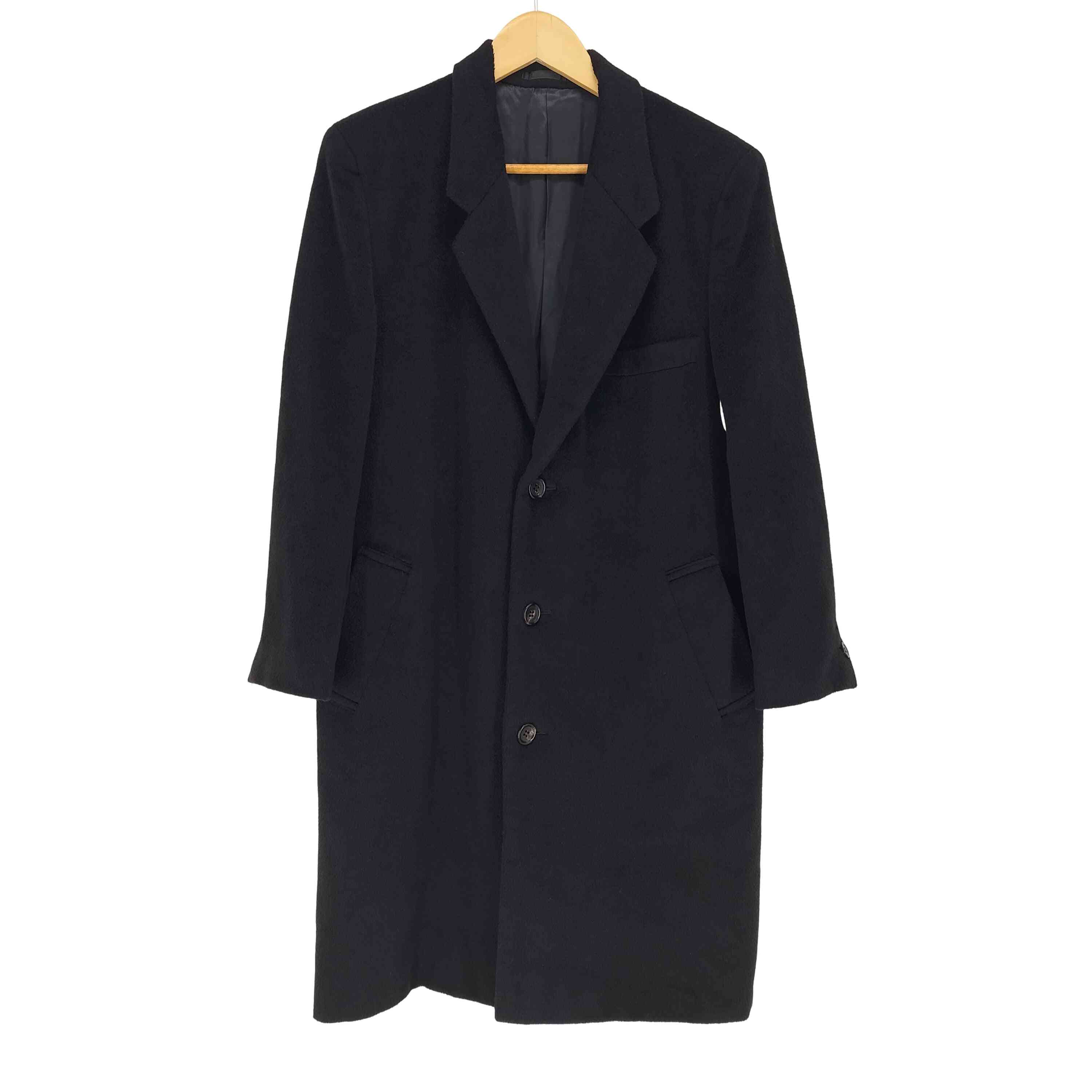 【中古】メンズビギ MENS BIGI cashnere MADE IN JAPAN カシミール混チェスターコート メンズ  M