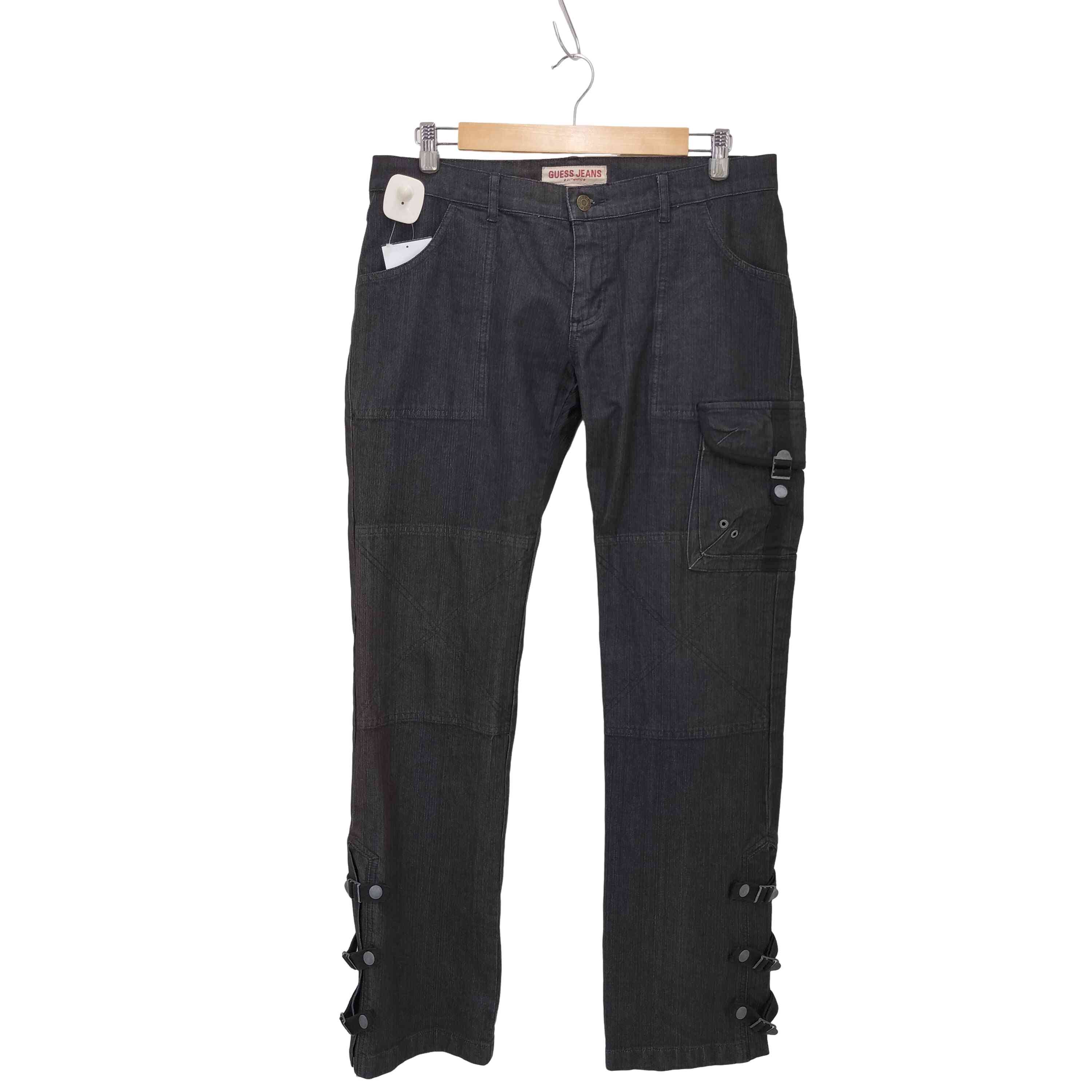 【中古】ゲスジーンズ GUESS JEANS 90S-00S ギミック パラシュートカーゴパンツ Y2K メンズ 30
