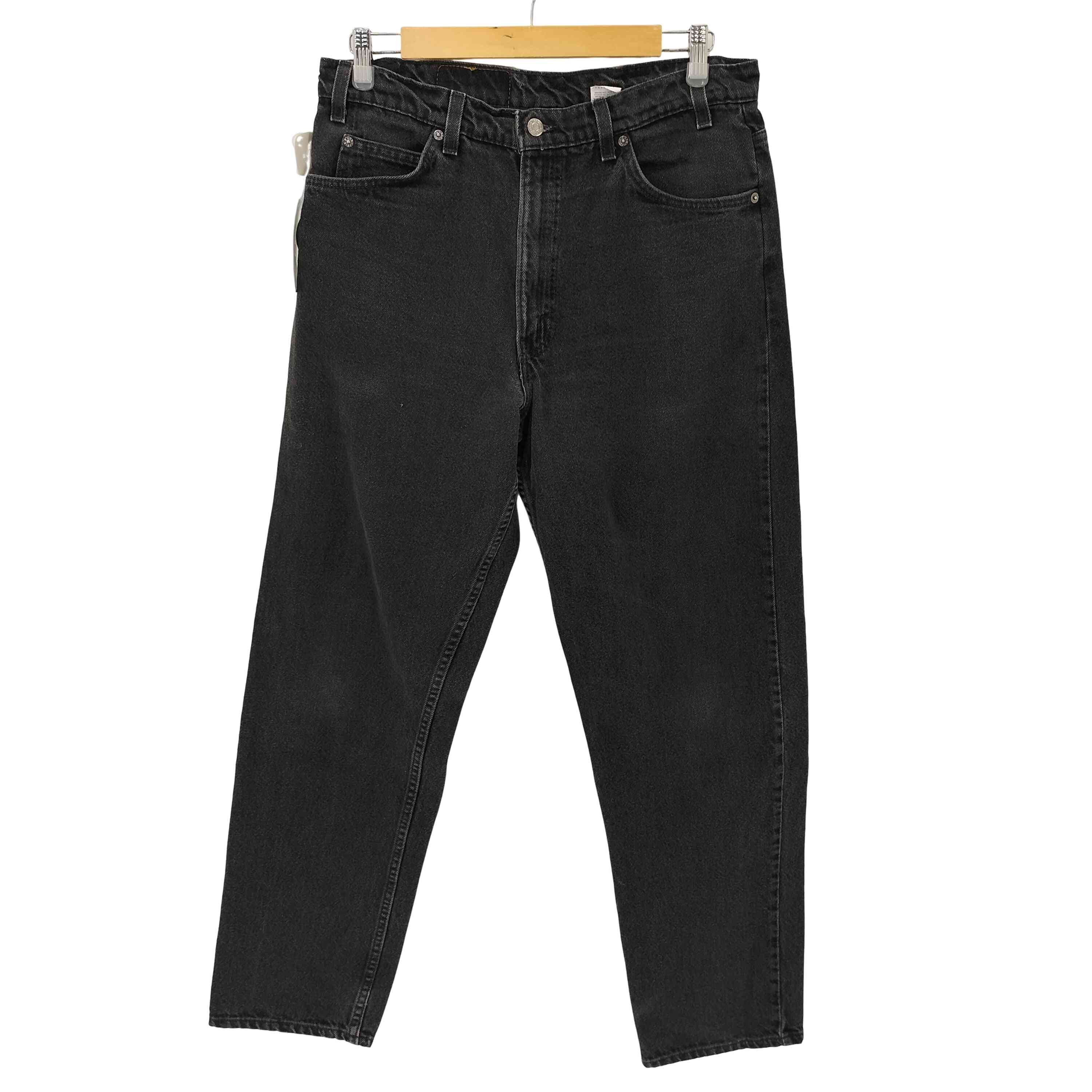 【中古】リーバイス Levis 90S 97年 USA製 40553-1759 後染めブラック バギーデニム メンズ W36/L34