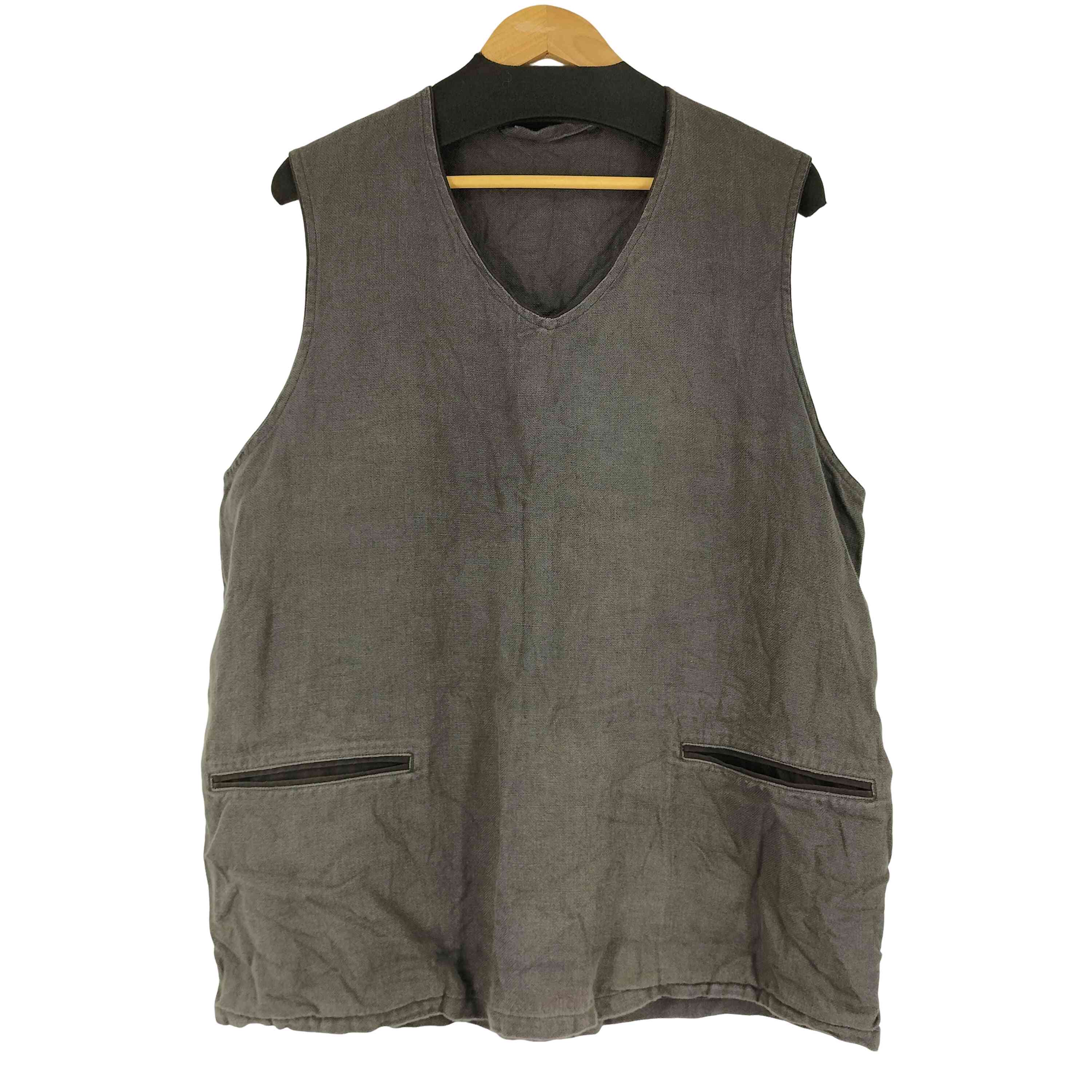 楽天市場】ナイジェル・ケーボン FRENCH WORK VEST HEMP CHARCOAL GRAY