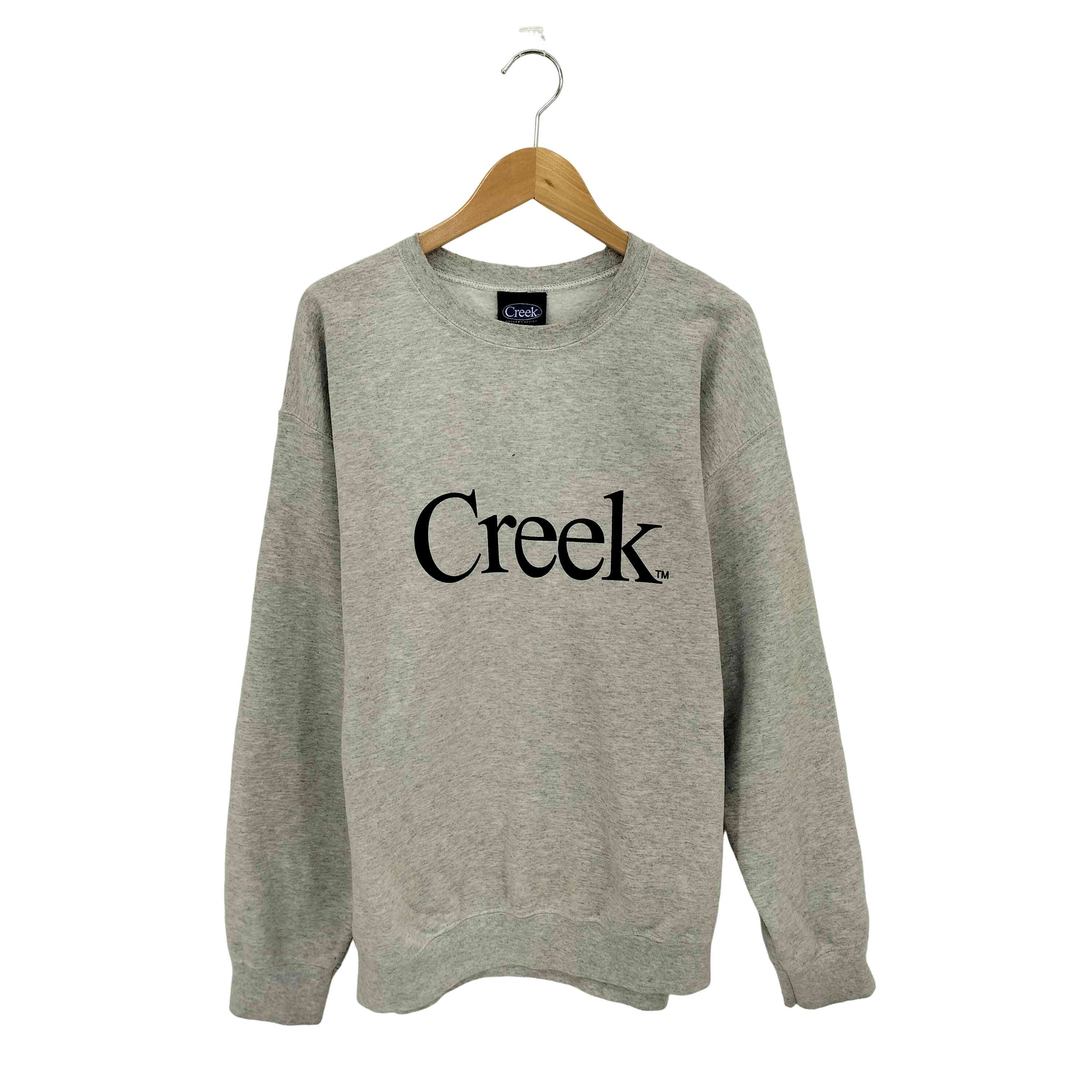 【中古】ユーズドフルギ USED古着 {{Creek Anglers Device}} LOGO SWEAT ロゴプリントクルーネックスウェット メンズ JPN：L