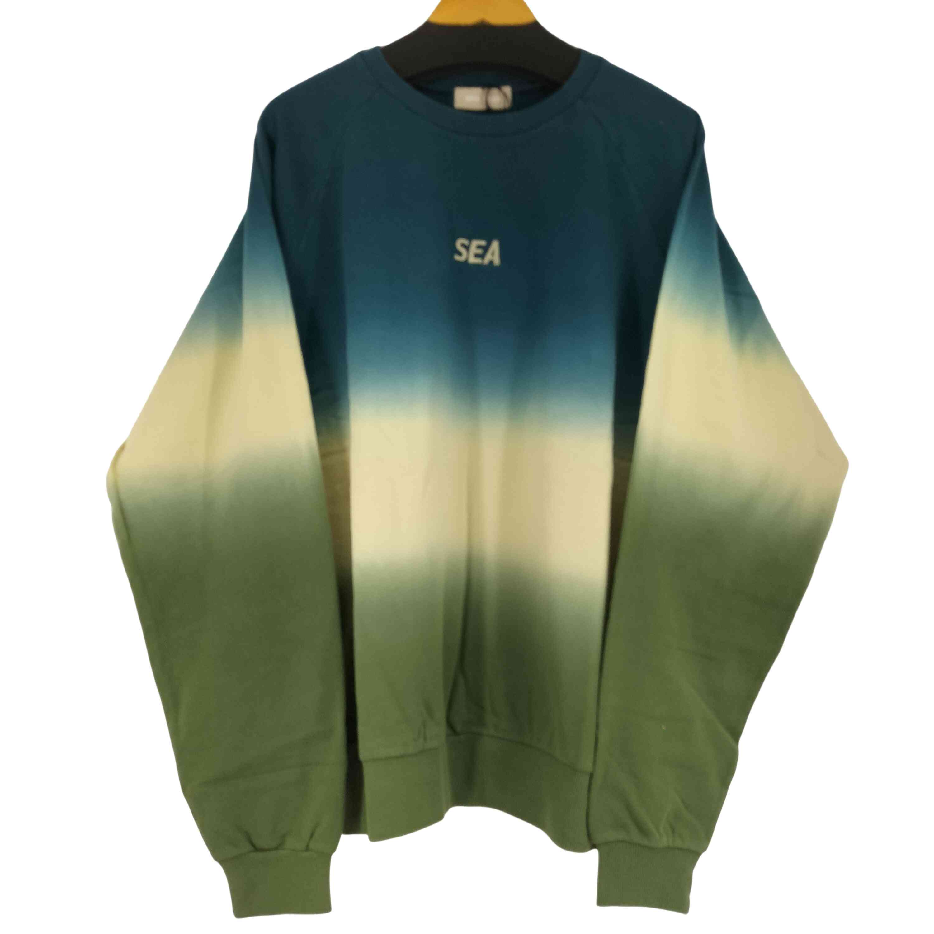 【中古】ウィンダンシー WIND AND SEA STEP DYE RAGLAN CREW NECK メンズ JPN：XL