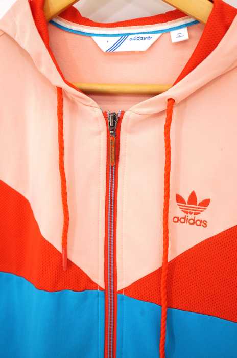 楽天市場 アディダスオリジナルス Adidas Originals ジップアップパーカー レディース 赤系 青系 Jpn L メッシュ切替ジップアップパーカー 中古 ブランド古着バズストア 1319 Bazzstore ブランド古着バズストア