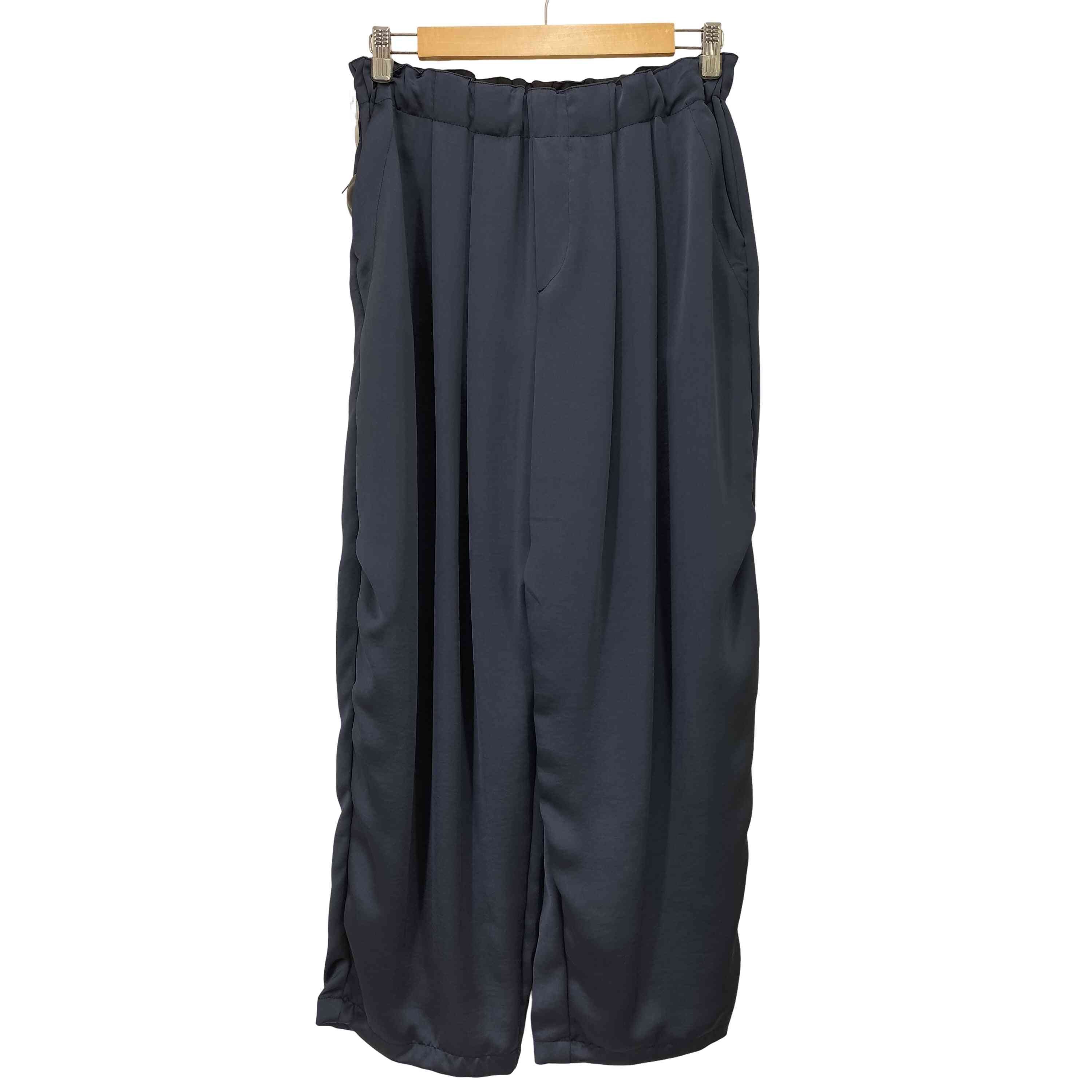 【中古】ミズイロインド mizuiro ind 26SS SATIN WIDE CARGO PT 繻子 広広とした 積貨委託貨物 ズボン下 レディース JPN：3