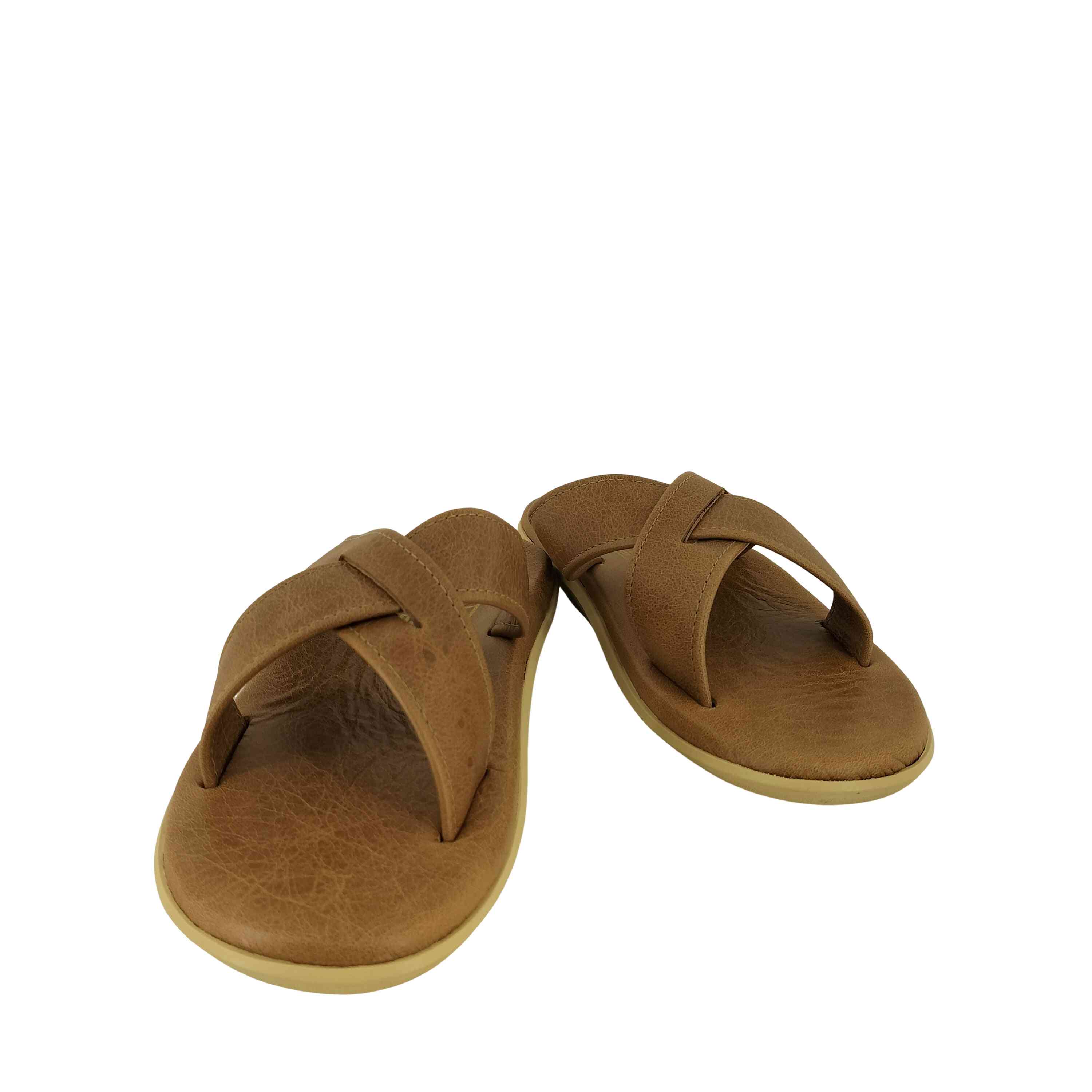 【中古】アイランドスリッパ ISLAND SLIPPER PRO クロスストラップ レザーサンダル メンズ 8|BAZZSTORE ブランド古着バズストア