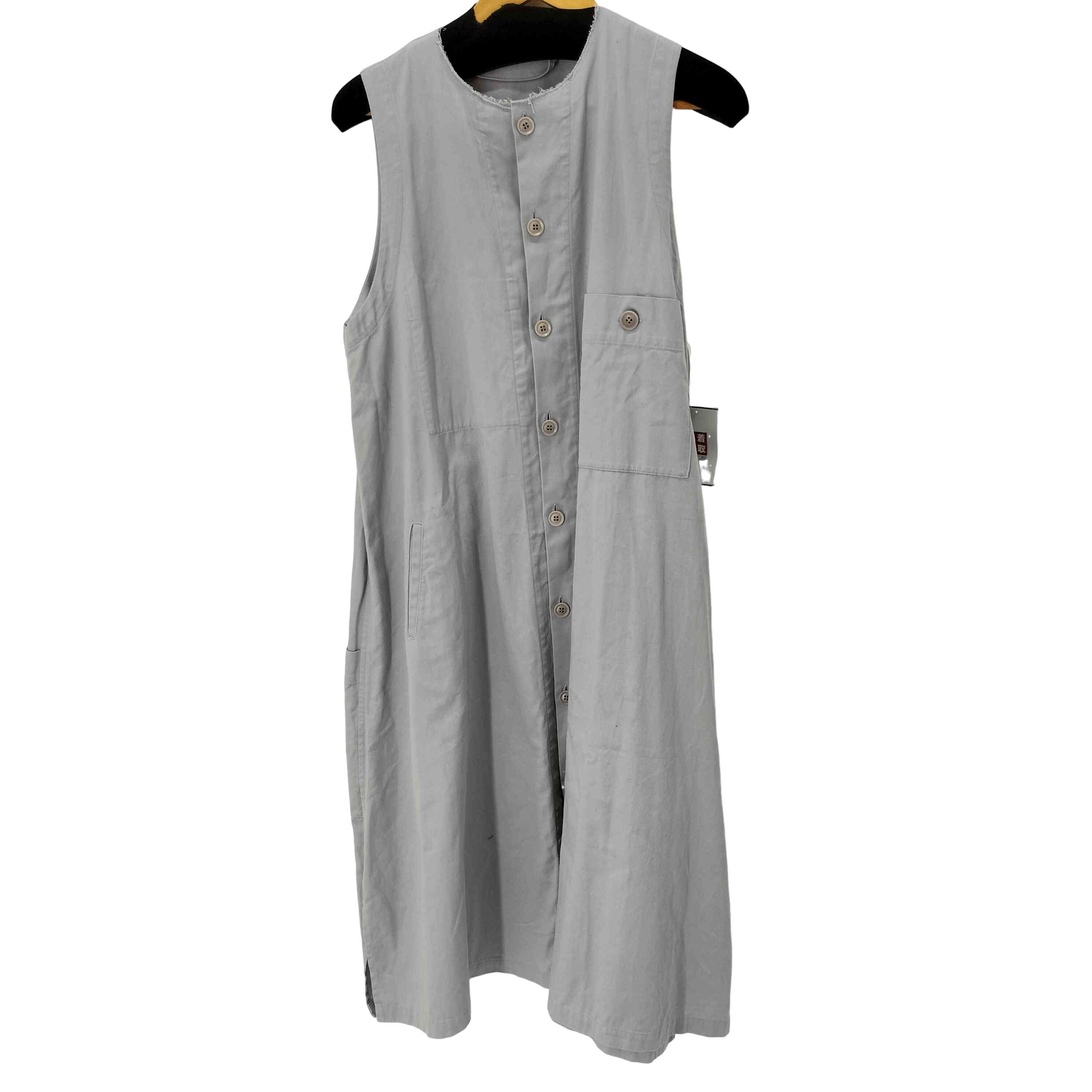 【中古】ワイズ Ys COTTON TWILL LONG POCKET ONE-PIECE レディース 1|BAZZSTORE ブランド古着バズストア