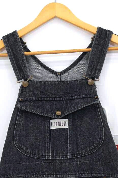 楽天市場 Pink House ピンクハウス オーバーオール レディース 黒系 デニムオーバーオール 中古 ブランド古着バズストアbazzstore 10 Bazzstore ブランド古着バズストア
