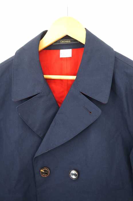 楽天市場 Crombie トレンチコート メンズ 赤系 青系 ショートトレンチコート 中古 ブランド古着バズストア Bazzstore ブランド古着バズストア