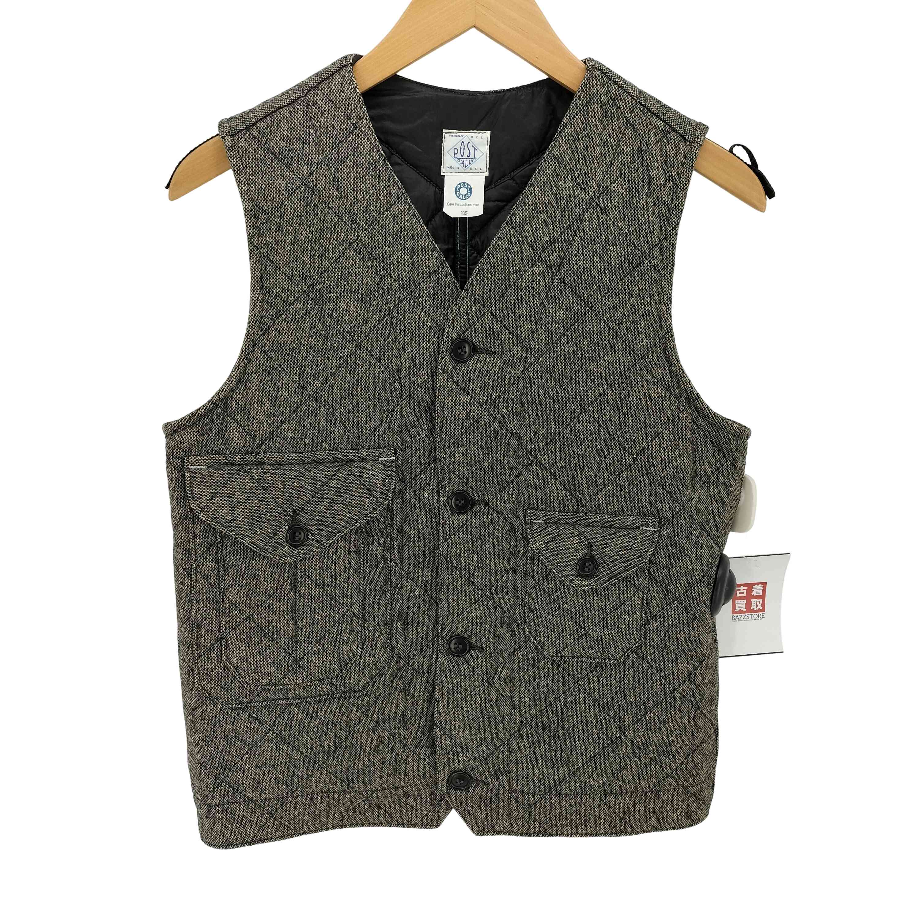 楽天市場】POST OVERALLS / #1502-TWN Polarfleece Vest (trashed wool