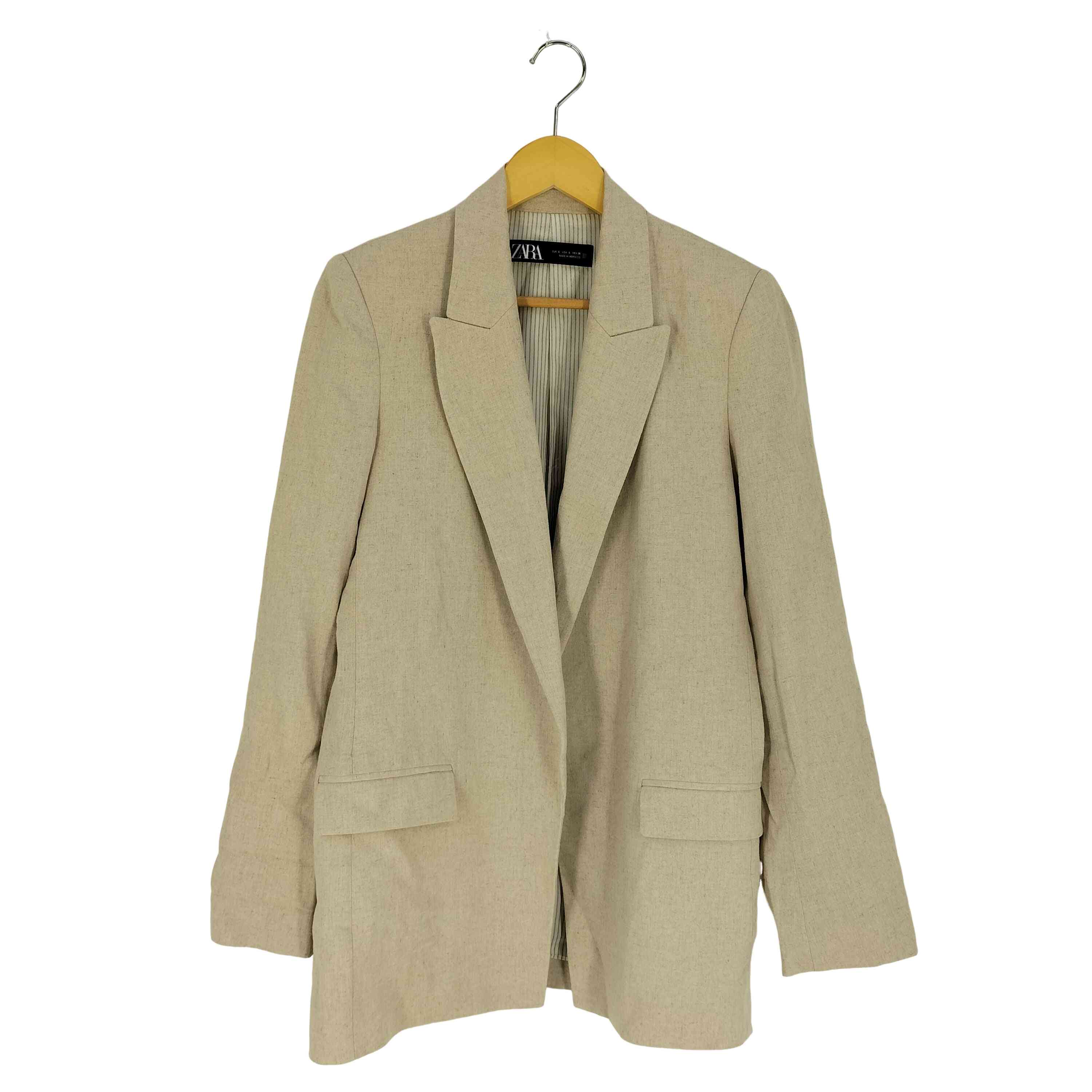 楽天市場】美品【中古】ザラ ZARA BASIC テーラードジャケット