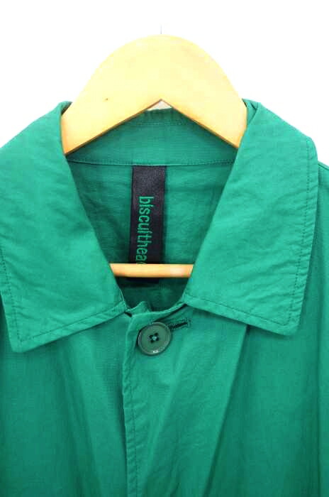 楽天市場 Biscuithead ビスケットヘッド ステンカラーコート メンズ 緑系 Jpn L 日本サイズ L 相当 ステンカラーコート 中古 ブランド古着バズストアbazzstore 0421 Bazzstore ブランド古着バズストア