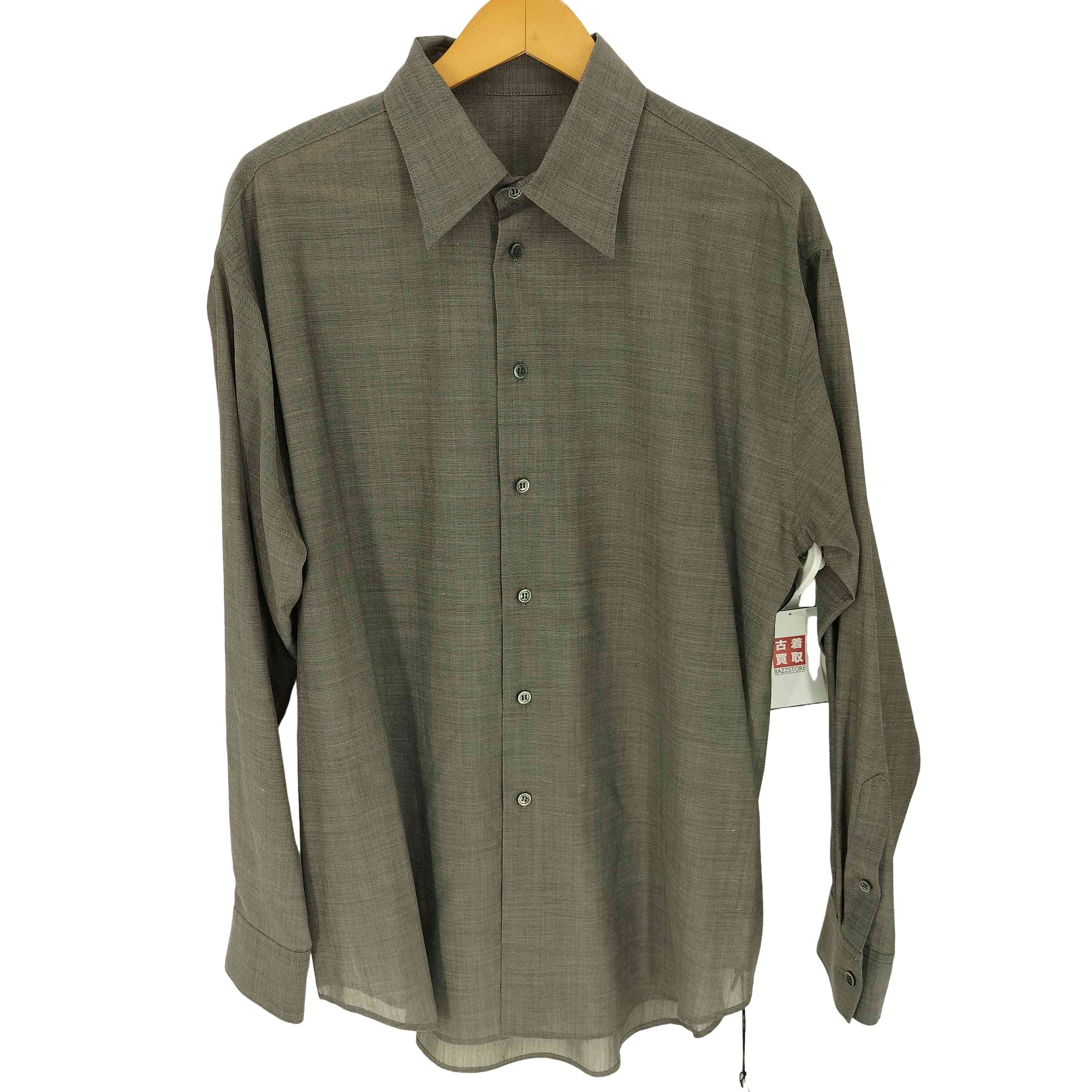 【中古】ユーズドフルギ USED古着 {{LAPIIS}} 24AW FINE WOOL CHAMBRAY SHIRT ファインウールシャンブレーシャツ メンズ JPN：1