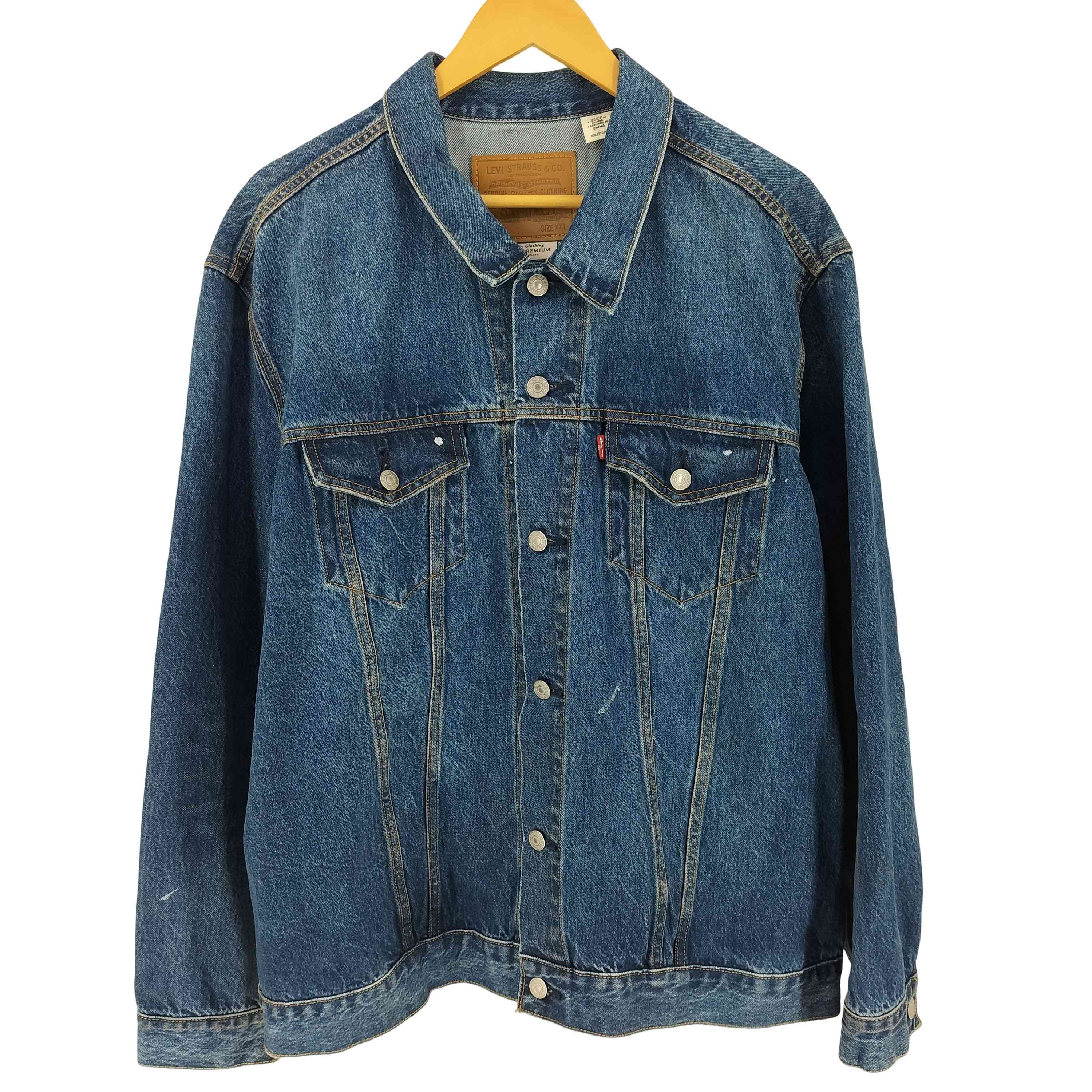 【中古】リーヴァイズジーンズ Levis TYPE 3 DENIM TRUCKER JACKET メンズ  XXL