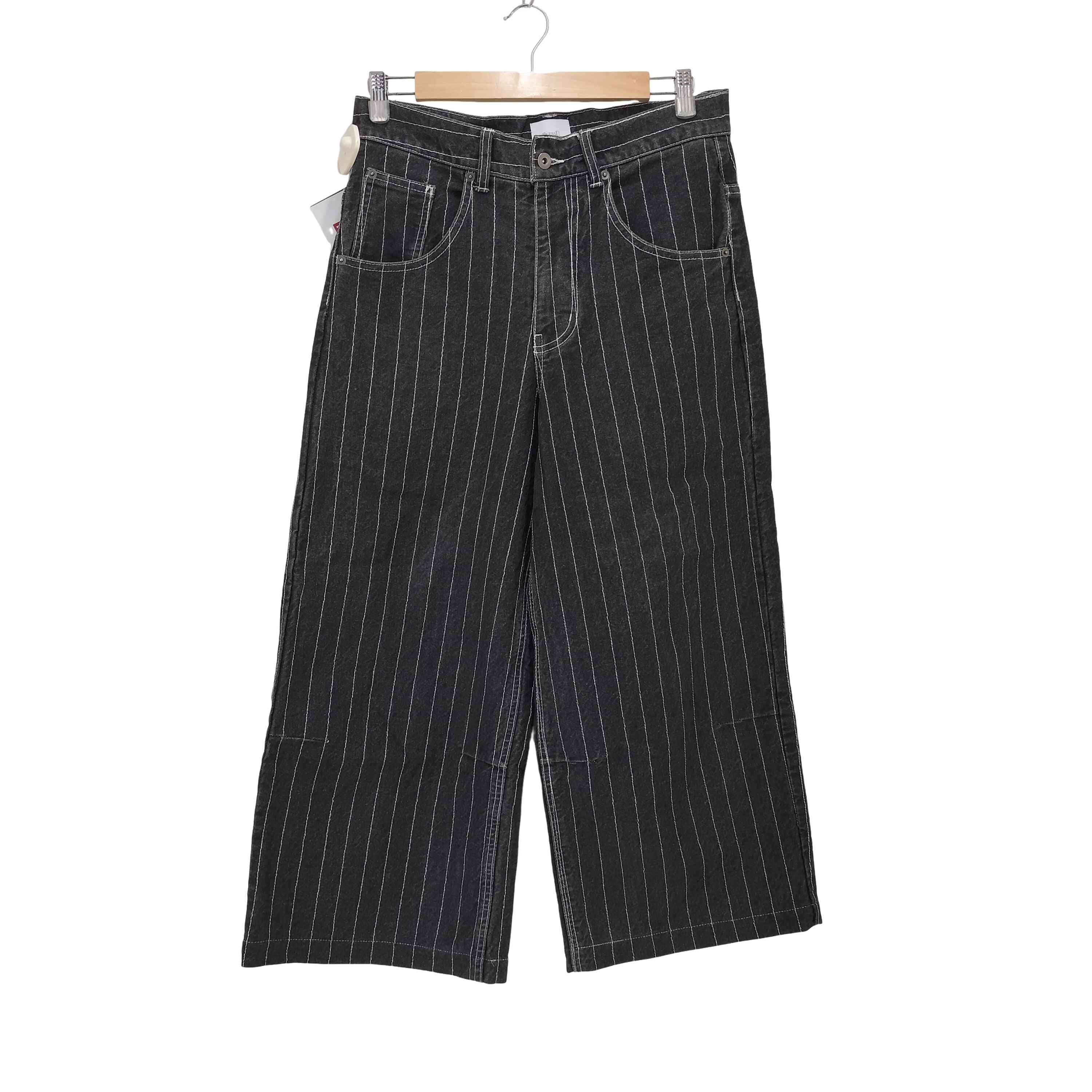 【中古】ユーズドフルギ USED古着 BLESS U BU STRIPE BAGGY DENIM PANTS ステッチ ストライプ デニムパンツ メンズ JPN：M 12,202円