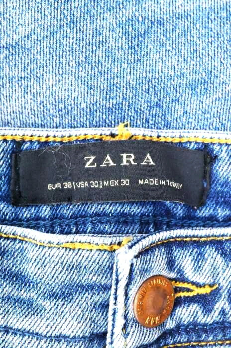 楽天市場 Zara ザラ デニムパンツ メンズ 青系 30inch 76 ダメージ加工サイドラインデニムパンツ 中古 ブランド古着バズストアbazzstore 29 Bazzstore ブランド古着バズストア