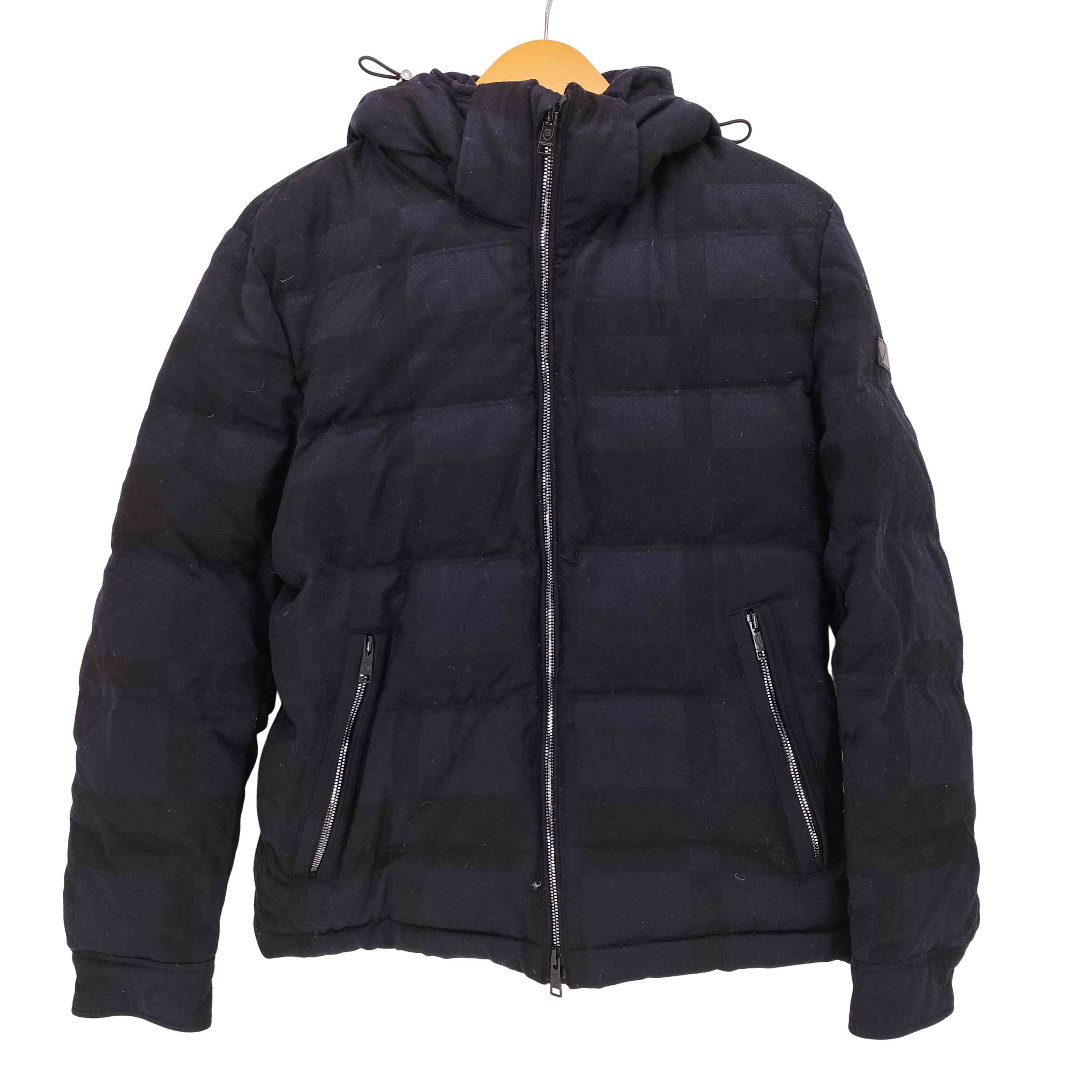 【中古】ブラックレーベルクレストブリッジ BLACK LABEL CRESTBRIDGE 照合のしるし 柄 落ち込む 上衣 メンズ JPN：M
