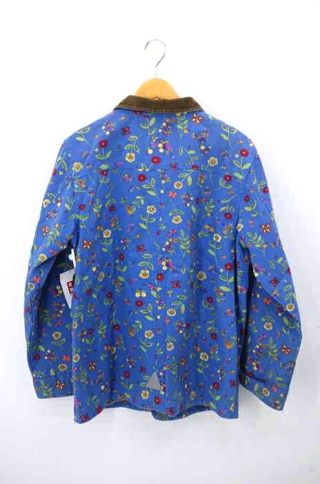 L L Bean エルエルビーン 花柄 コーデュロイ切替 カバーオール メンズ アウター ジャケット メンズ 表記無 中古 ブランド古着バズストア Liceoindustrialpuentealto Cl