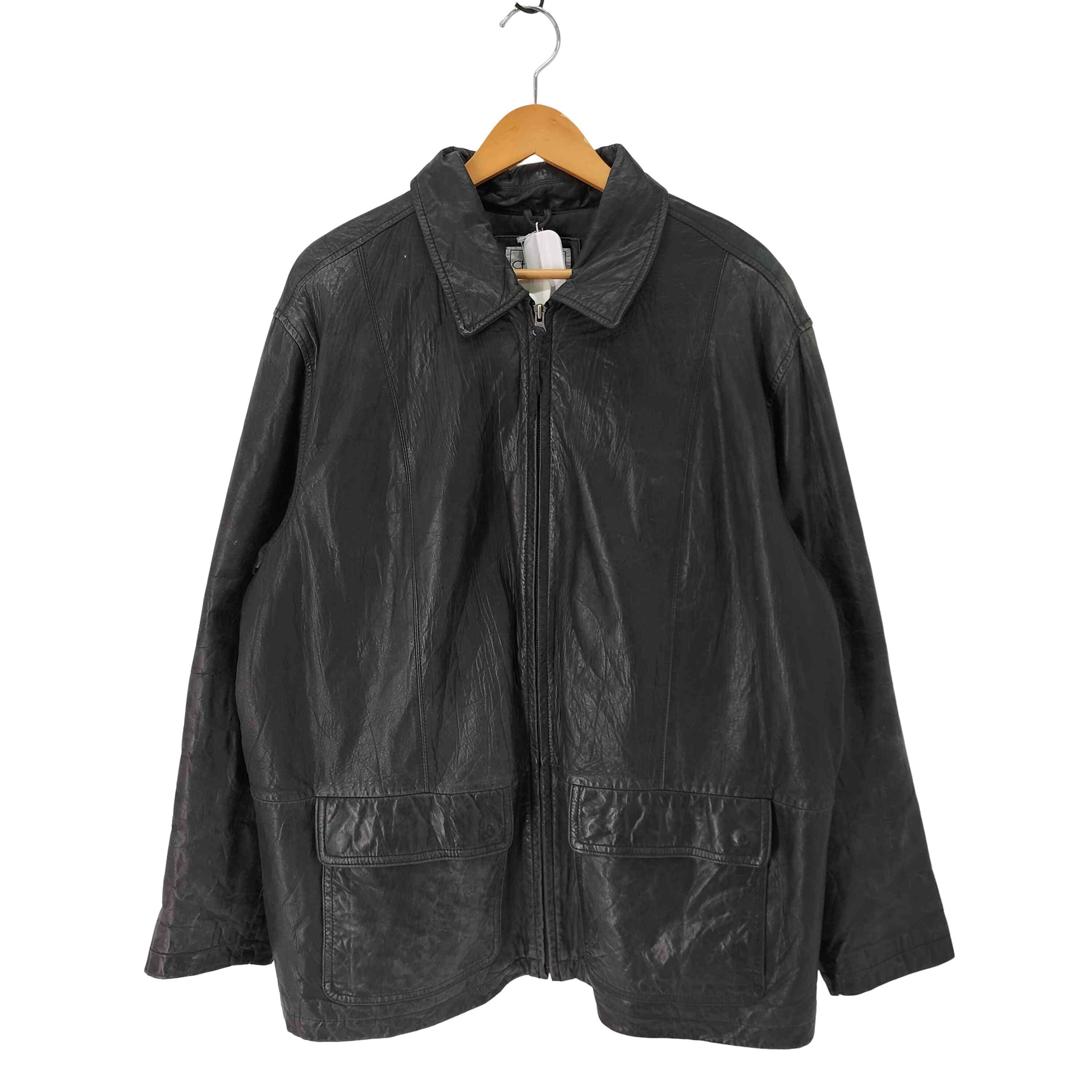 【中古】チェロキー Cherokee レザーブルゾン オーバーサイズ メンズ import:L |BAZZSTORE ブランド古着バズストア