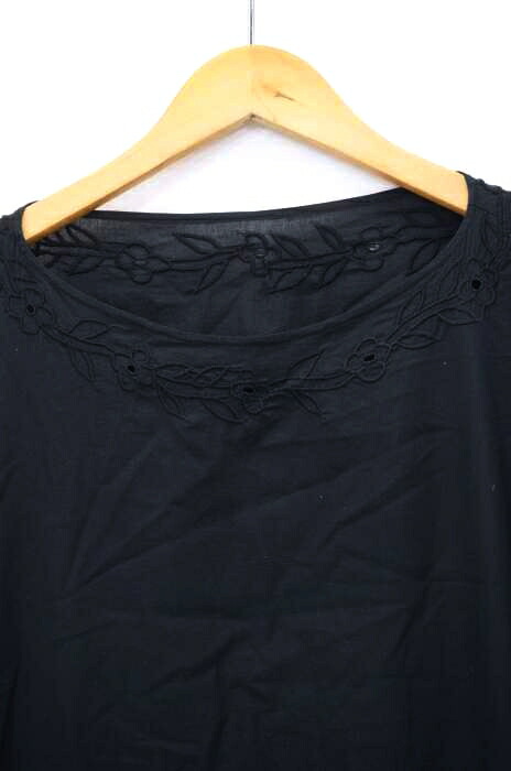 L Atelier Du Savon アトリエドゥサボン ワンピース レディース 年春夏新作 黒系 Free Free ss レース切替オーバーワンピース 中古 ブランド古着バズストアbazzstore Butlerchimneys Com