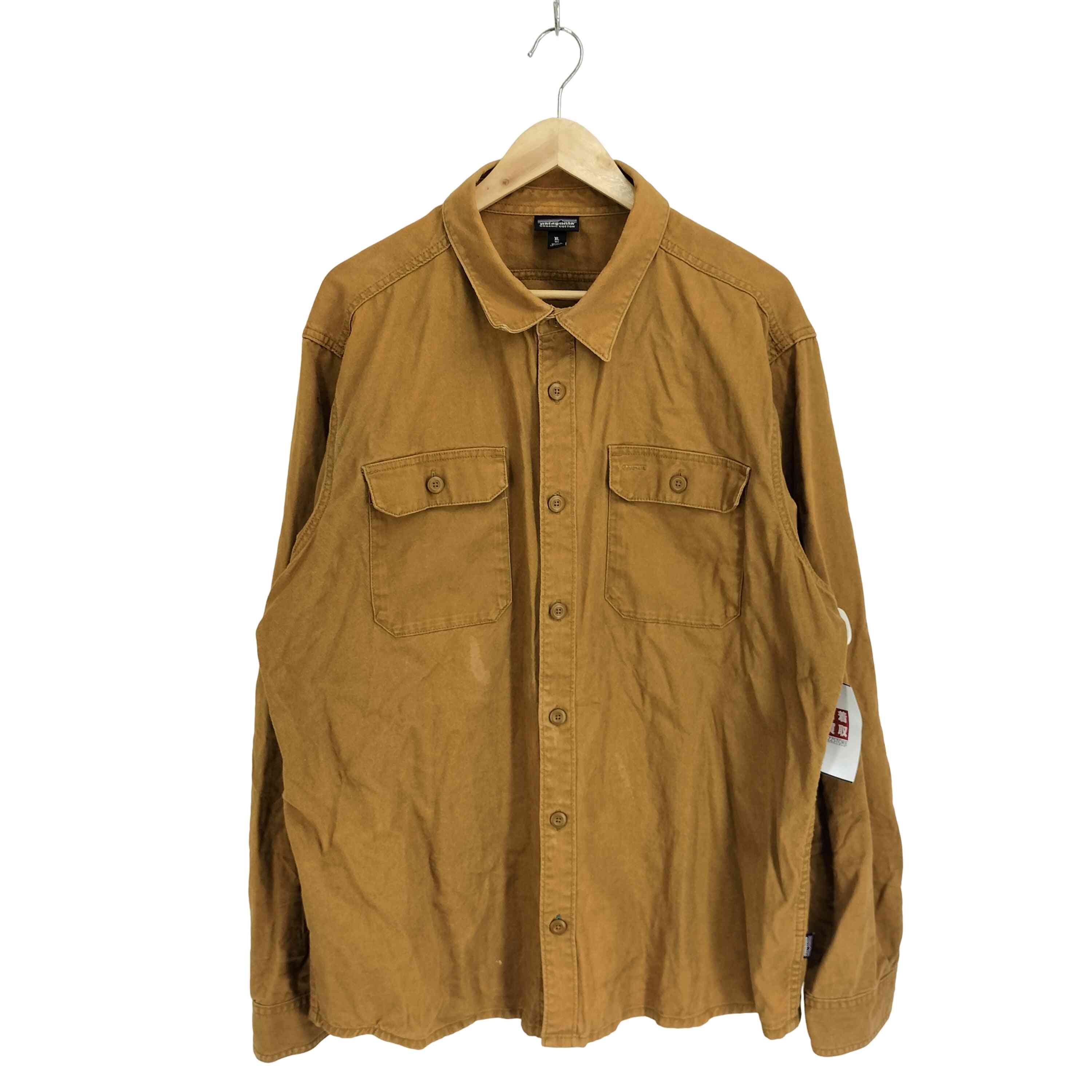 【中古】パタゴニア patagonia 15AW ORGANIC COTTON WORK SHIRT メンズ import：XL