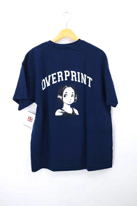 楽天市場 Over Print オーバープリント クルーネックtシャツ メンズ 青系 Jpn Xl 日本サイズ Xl 相当 バックイラストプリント Tシャツ 中古 ブランド古着バズストアbazzstore Bazzstore ブランド古着バズストア