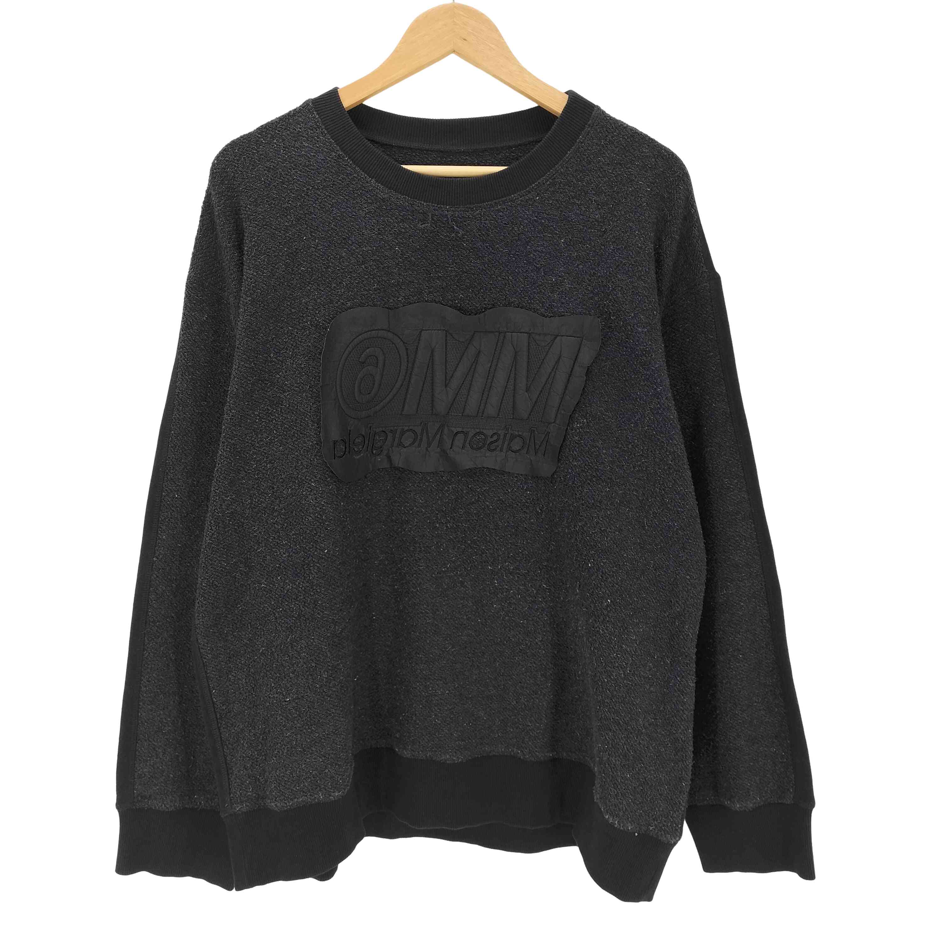 【中古】エムエムシックスメゾンマルジェラ MM6 Maison Margiela Reverse logo Sweat リバース ロゴ スウェット トレーナー レディース import:S |BAZZSTORE ブランド古着バズストア
