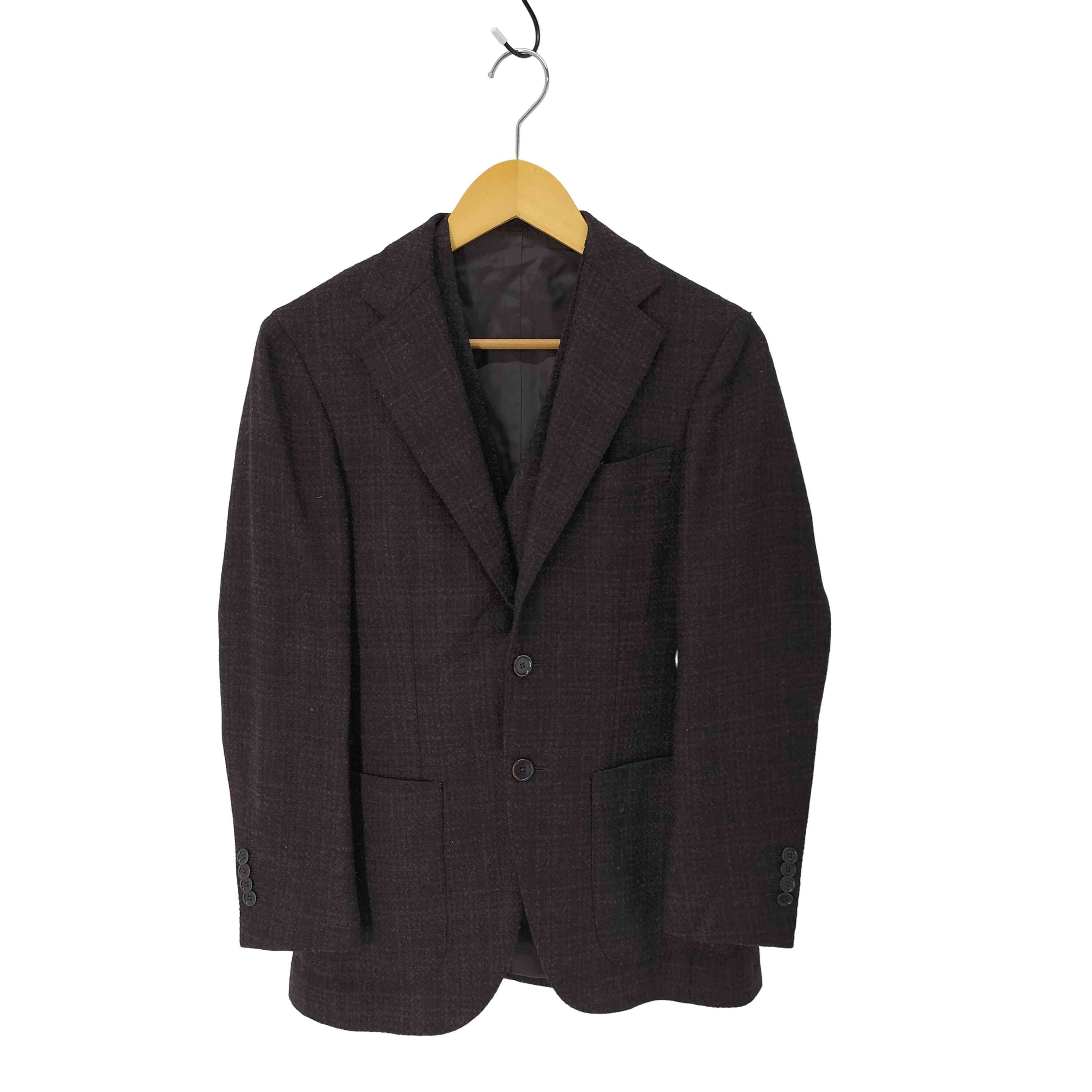 【中古】ビームス BEAMS Lanificio di Pray Custom tailor 総裏 3B テーラード ジャケット & ベスト 2ピース メンズ 表記無 9,858円