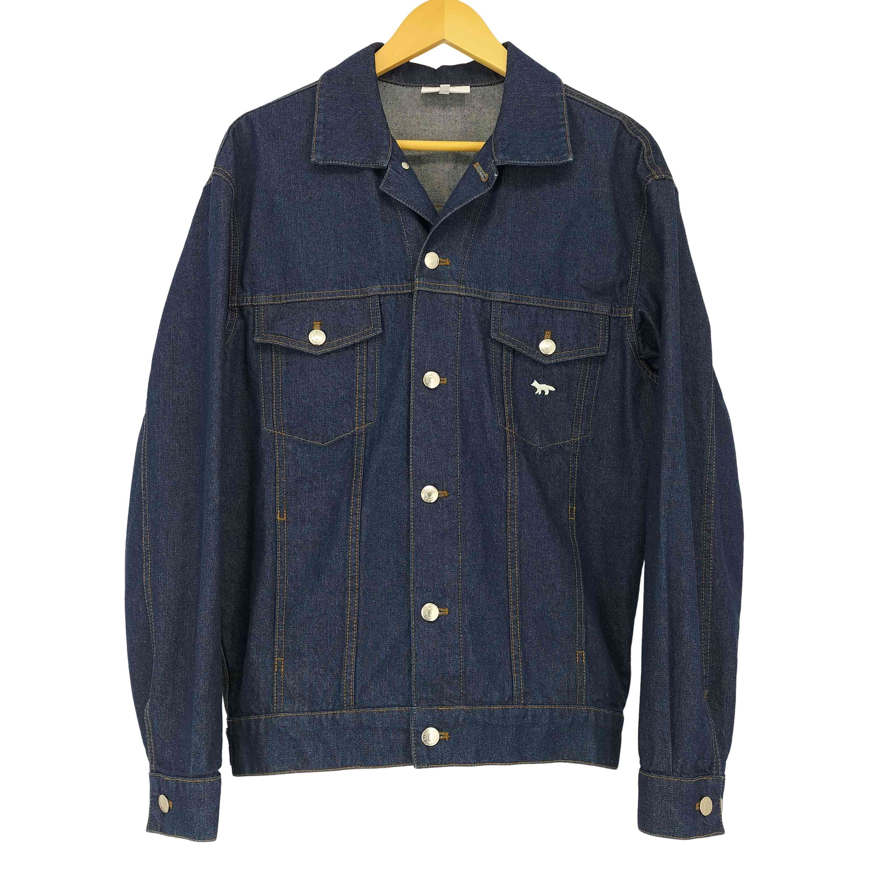 【中古】メゾンキツネ MAISON KITSUNE TRUCKER JACKET メンズ import:S |BAZZSTORE ブランド古着バズストア