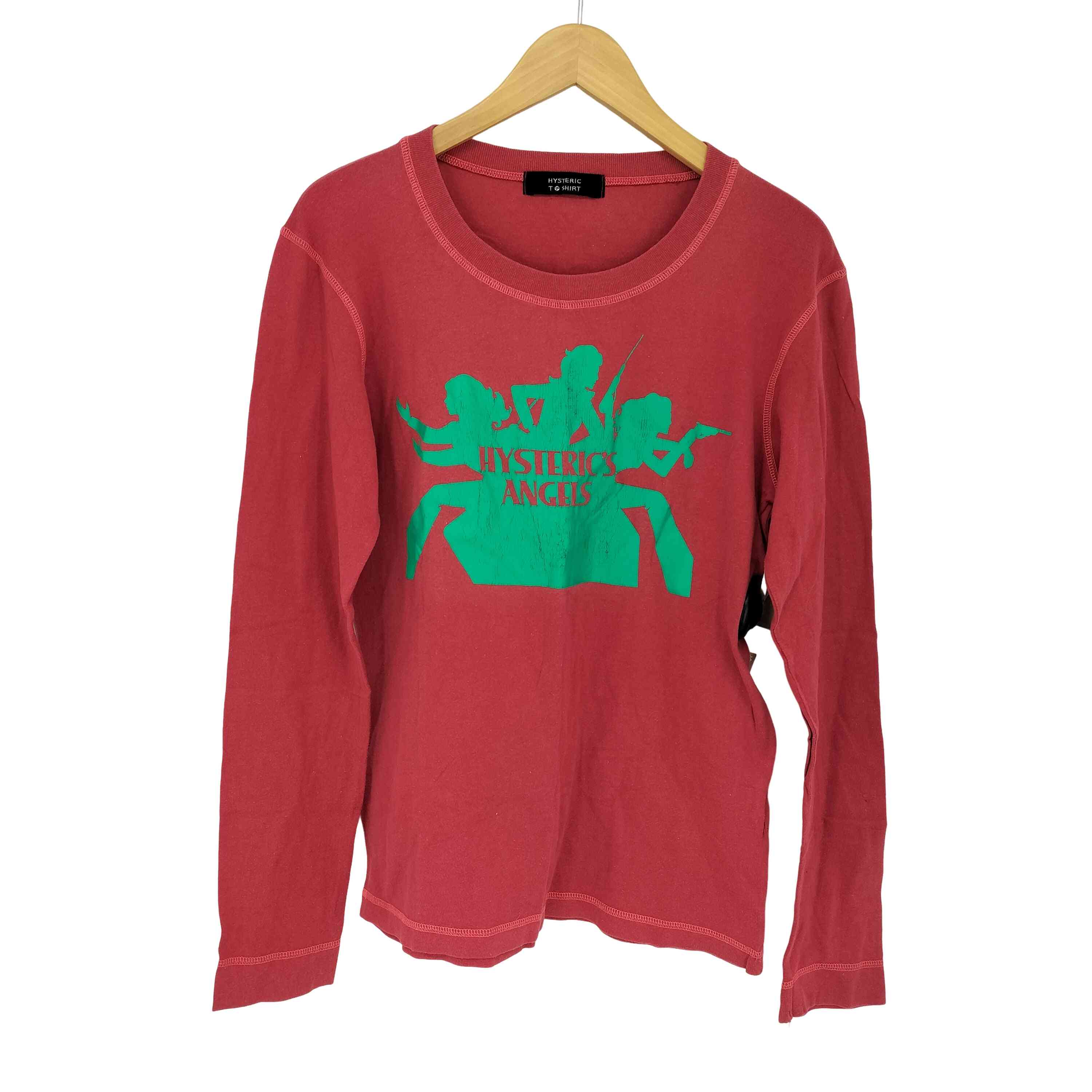 【中古】ヒステリックグラマー HYSTERIC GLAMOUR HYSTERIC\u0027S ANGELS L/S ティーシャツ レディース FREE トップス-レディースファッション