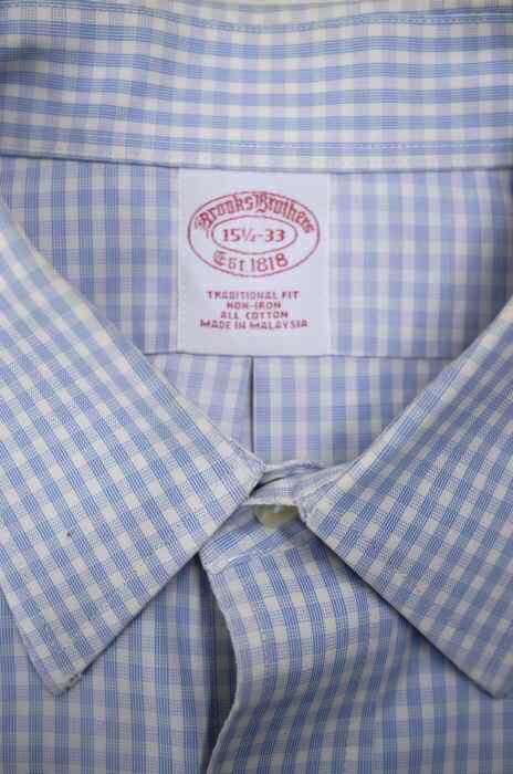 楽天市場 Brooks Brothers ブルックスブラザーズ シャツ メンズ 青系 15 1 2 ギンガムチェック ドレスシャツ 中古 ブランド古着バズストアbazzstore Bazzstore ブランド古着バズストア