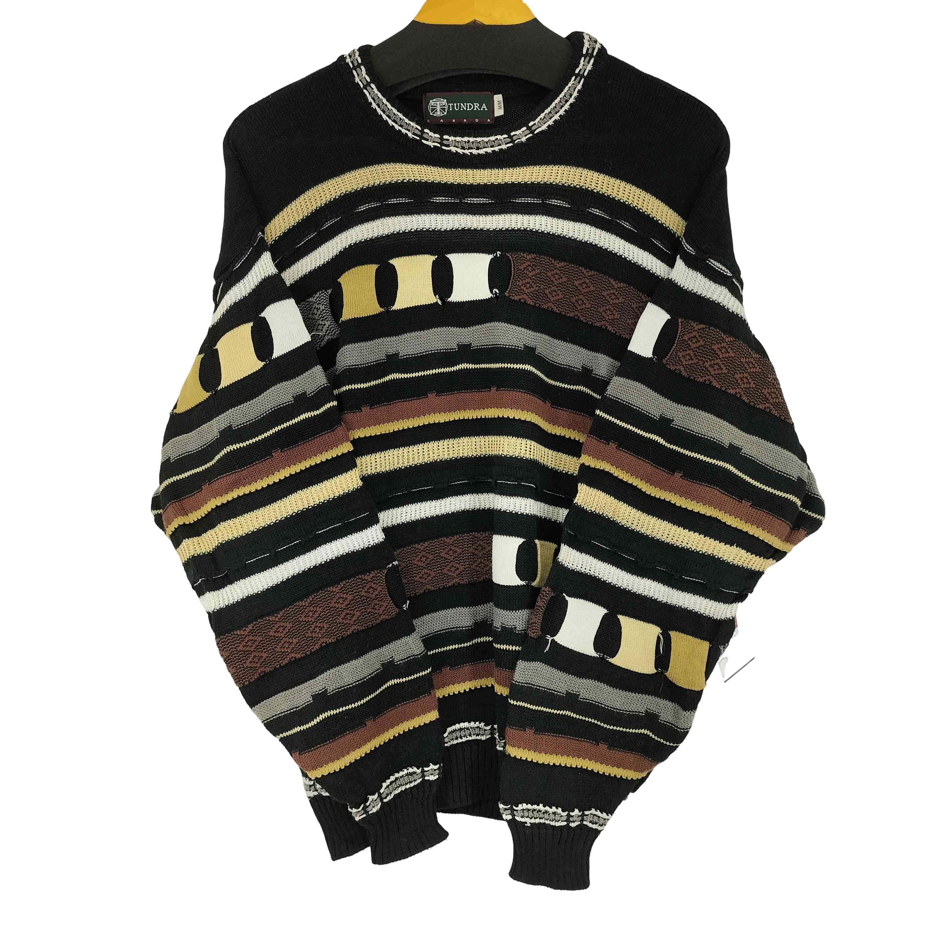 楽天市場】古着 ツンドラ TUNDRA 総柄 コットン 3Dニットセーター