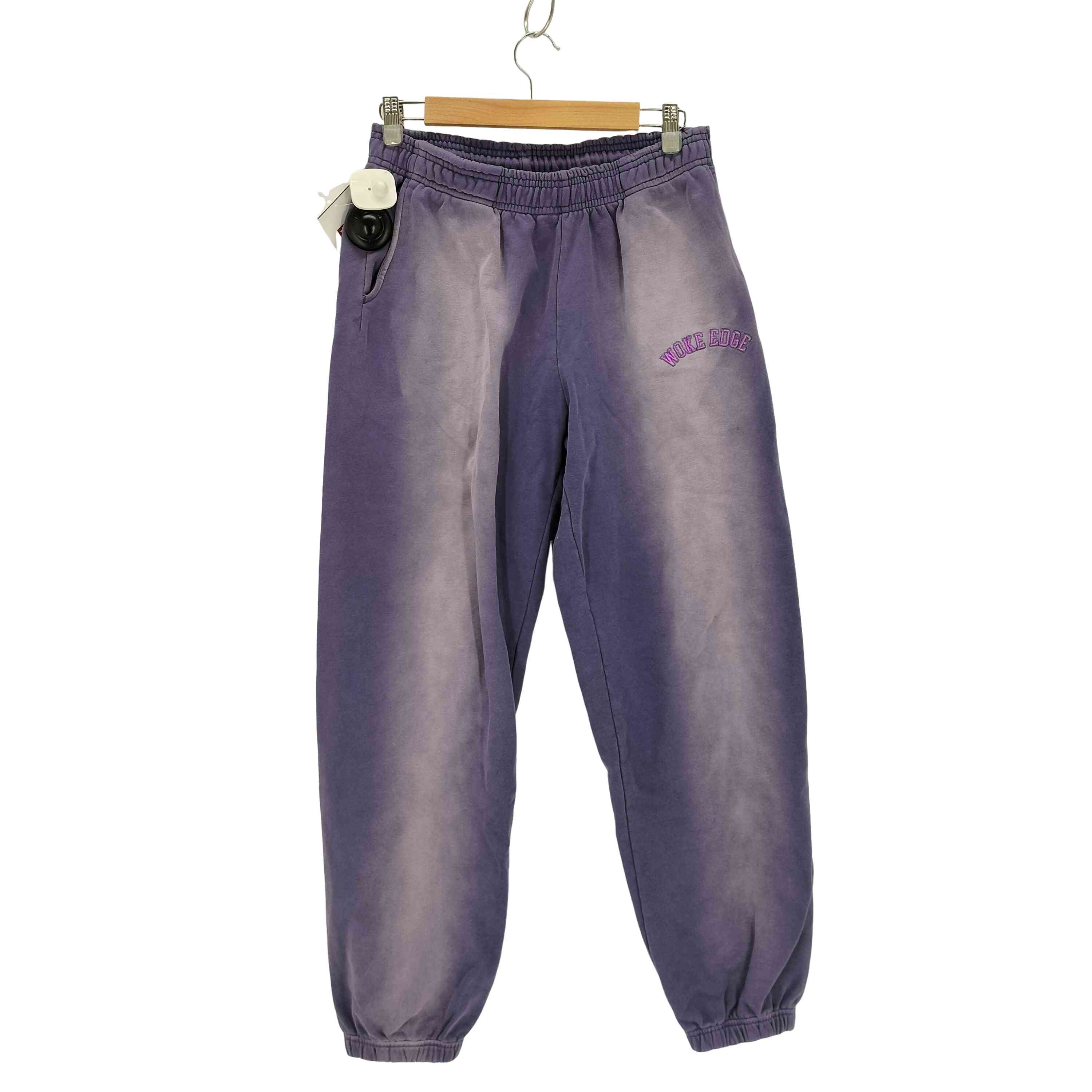 【中古】ユーズドフルギ USED古着 {{WOKE EDGE}} Faded Embroidery Sweat Pants メンズ JPN：L