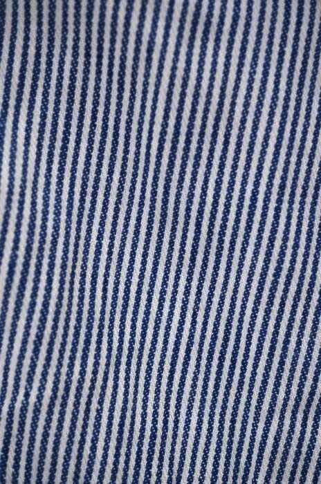 Bigmac ビッグマック ワークシャツ メンズ 青系 白系 70s ロケットtalon ヒッコリー柄 ハーフジップ プルオーバー 中古 ブランド古着バズストアbazzstore Rvcconst Com