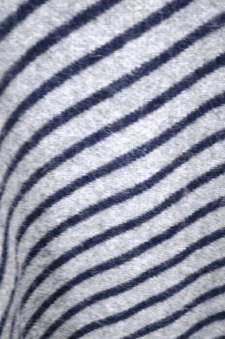 Neon Sign ネオンサイン ニット セーター メンズ グレー系 青系 13aw サイドボタンスリット 斜めボーダーニット 中古 ブランド古着バズストアbazzstore Uncheckedfilm Com