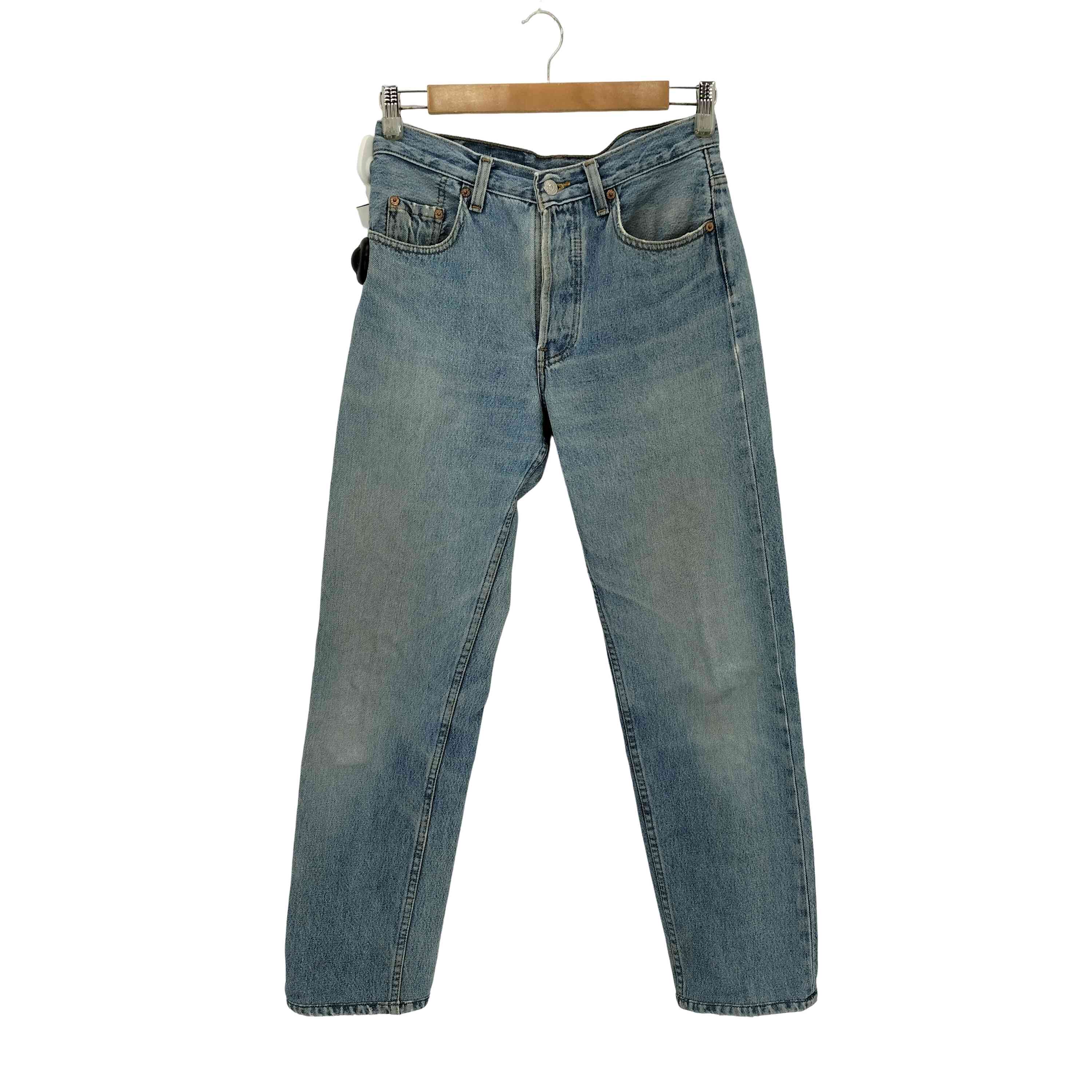 【中古】リーヴァイズジーンズ Levis 90s 501 名取り草裏216目じるし 名取り草飛球 ジーンズズボン下 メンズ  30/32