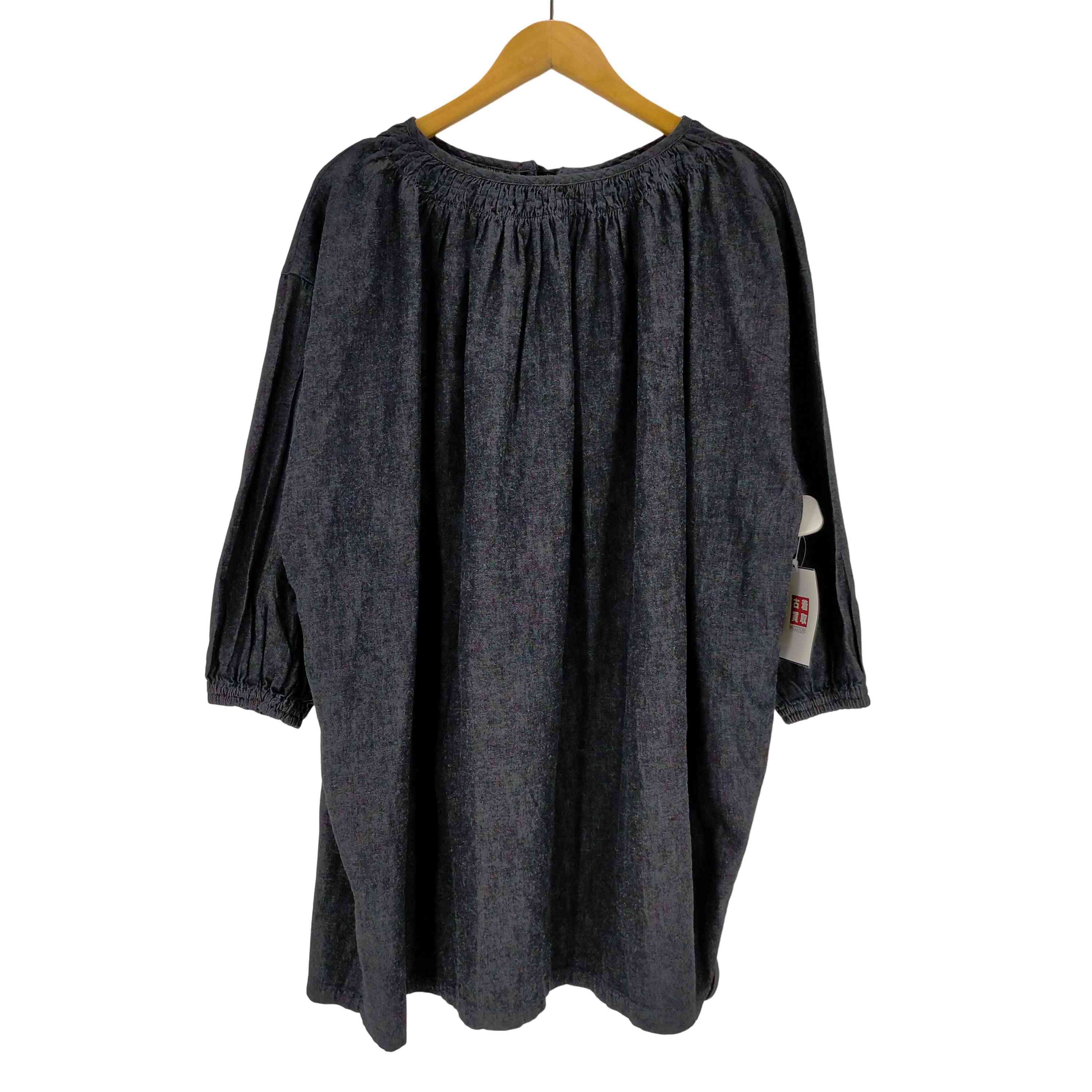 nest Robe リネン サイドギャザーチュニック nest robe ネストローブ リネン サイドギャザー チュニック