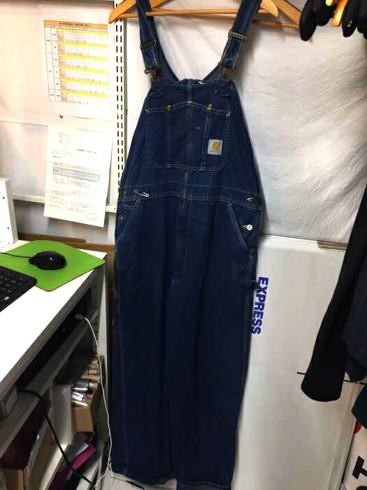 Carhartt カーハート オーバーオール メンズ 青碧系 38 30 Avado Denim オーバーオール 中古 ブランド古着バズ販売店bazzstore カーハート Carhartt オーバーオール メンズ38 30 Avado Denim オーバーオール Manitobachiropractors Ca