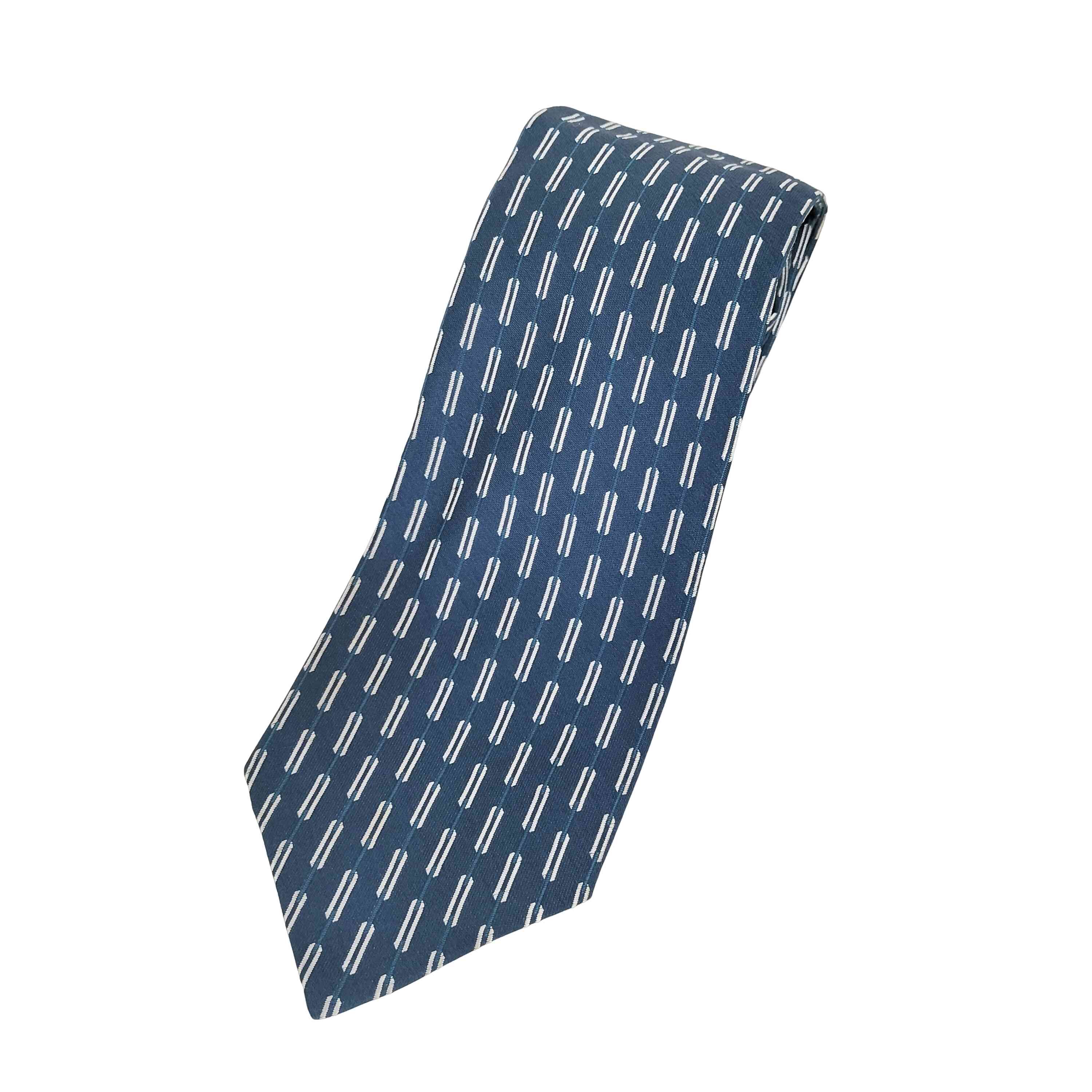 SAINT LAURENT スリム ネクタイ striped tie in silk and viscose | Saint Laurent | YSL US