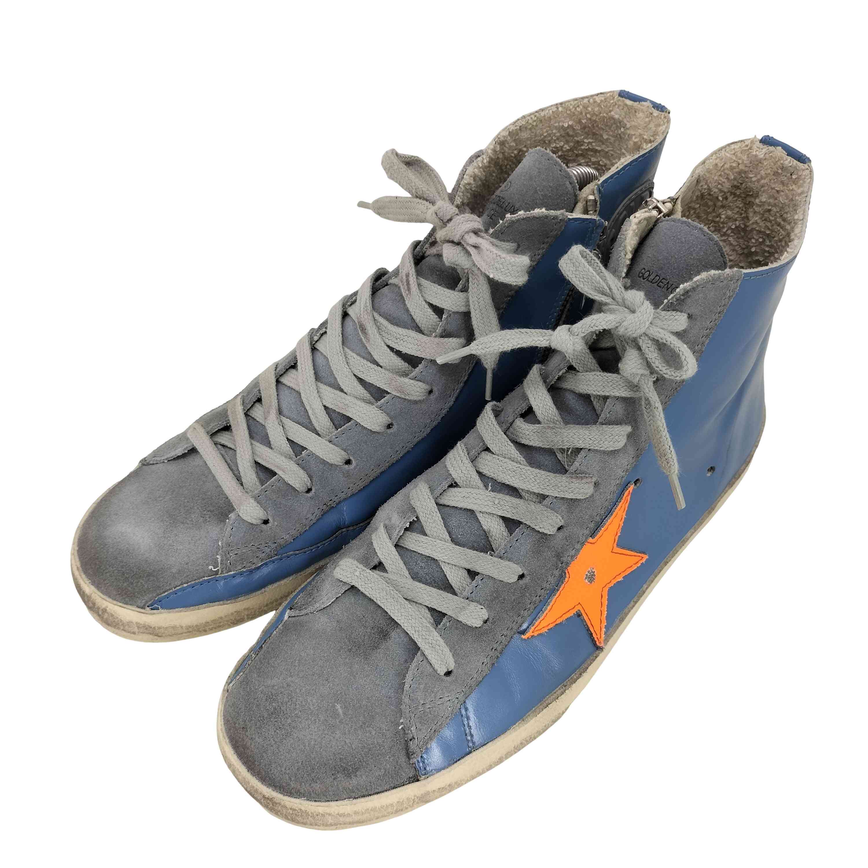 【中古】ゴールデングース GOLDEN GOOSE FRANCY ハイカットスニーカー メンズ  40